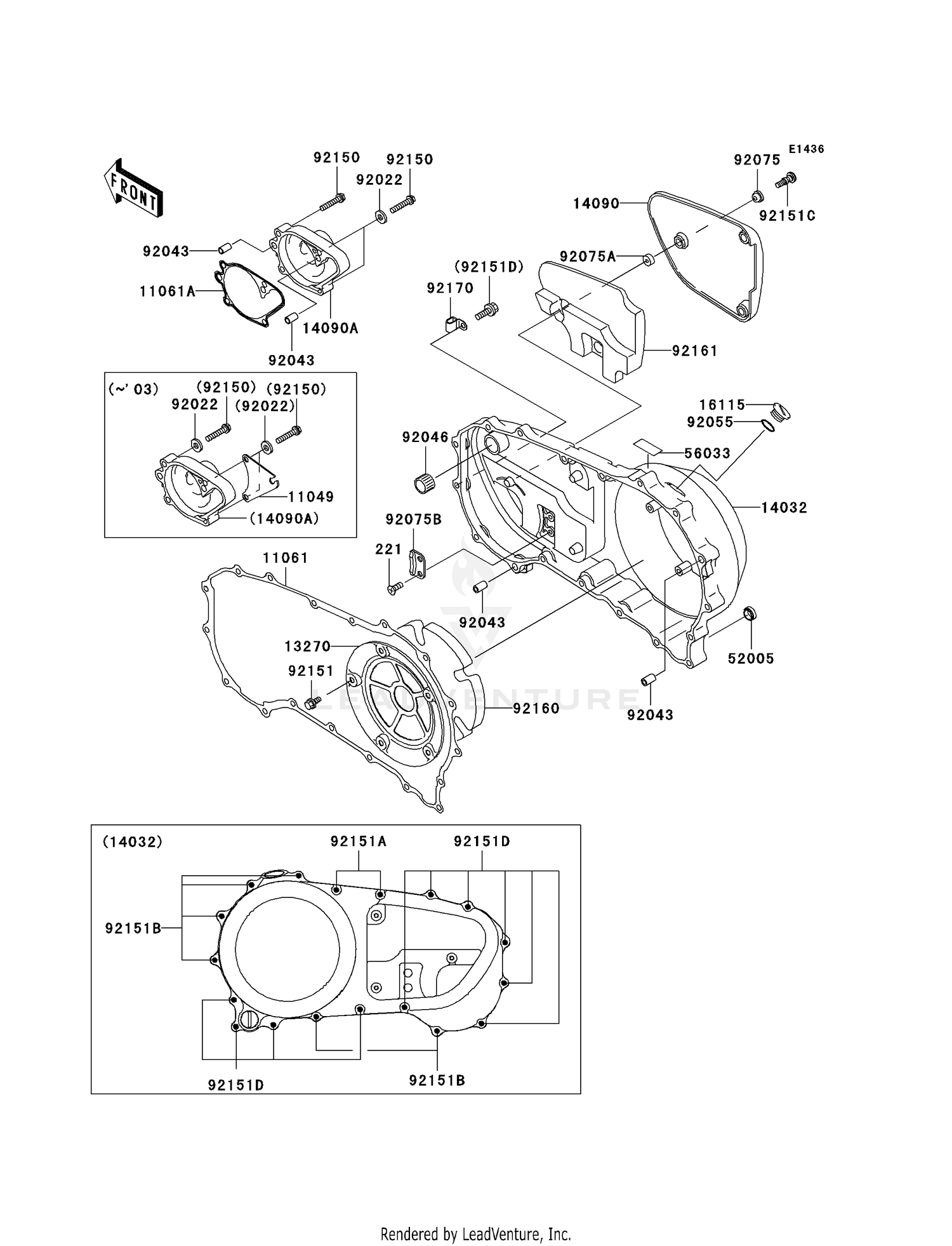 RIGHT ENGINE COVER(S)
