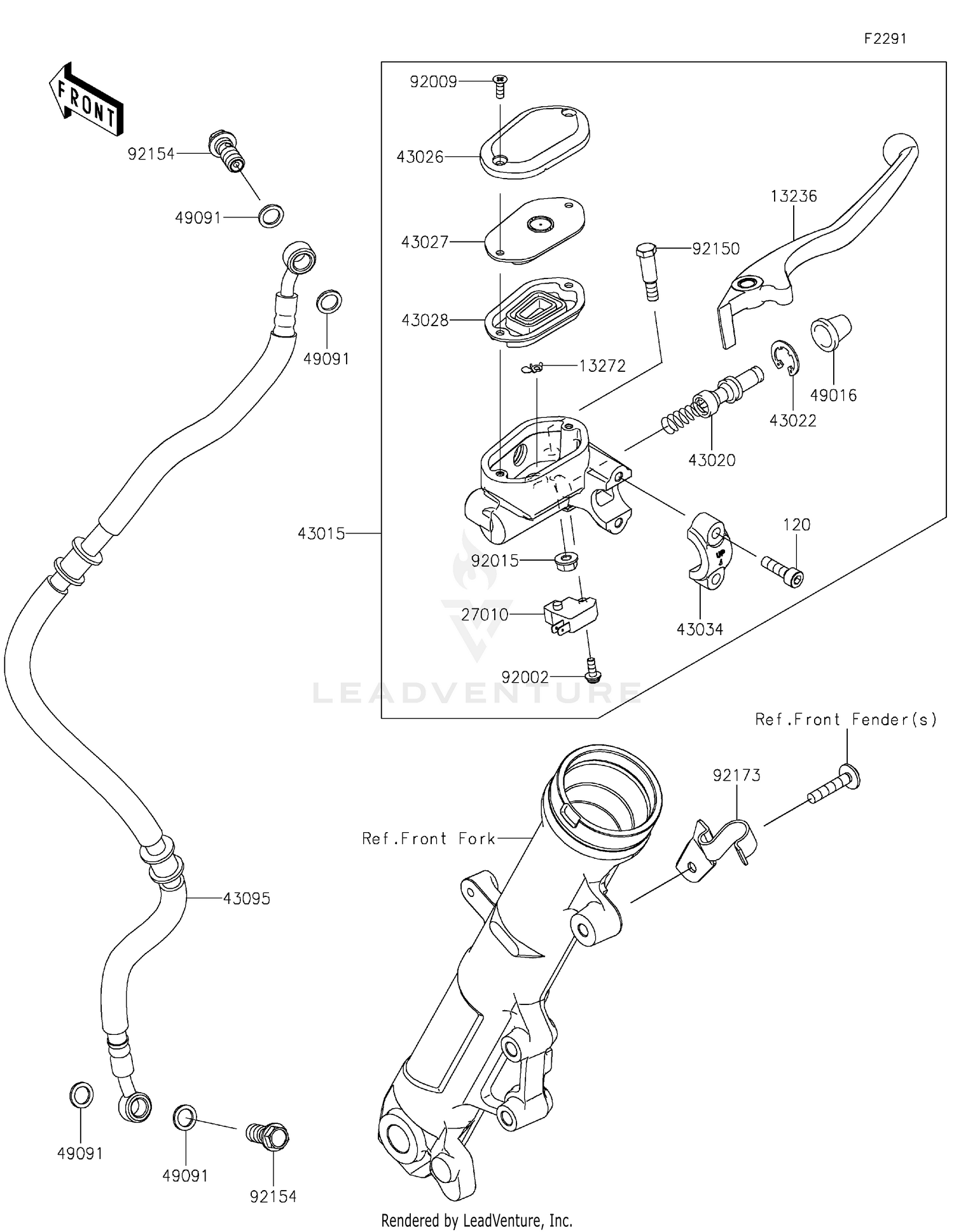 Front Master Cylinder