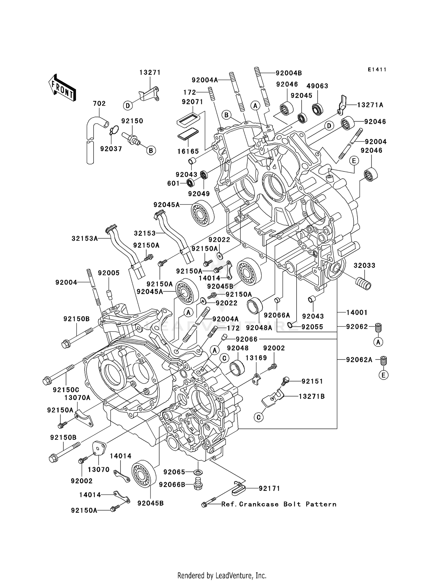 CRANKCASE (VN1500-E2-E4)