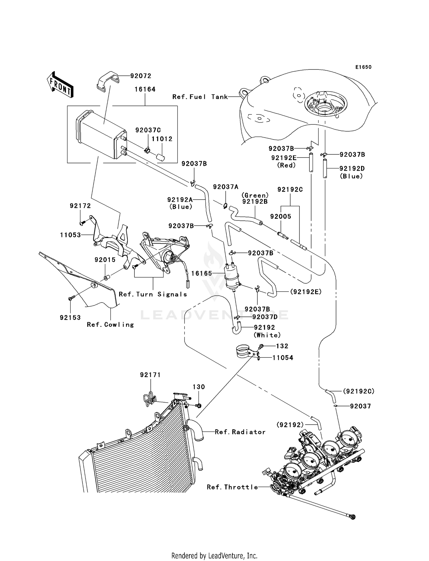 FUEL EVAPORATIVE SYSTEM (CA)
