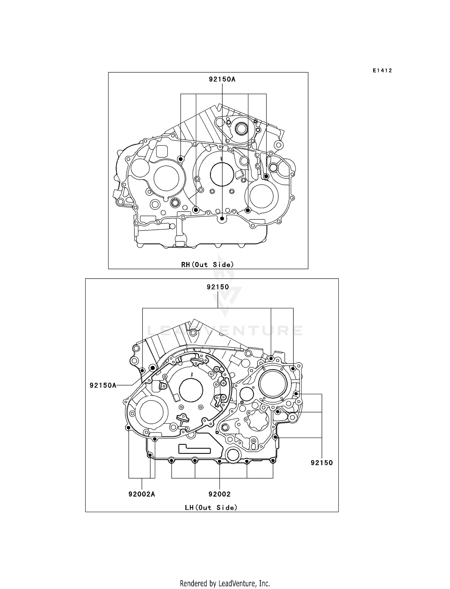 CRANKCASE BOLT PATTERN