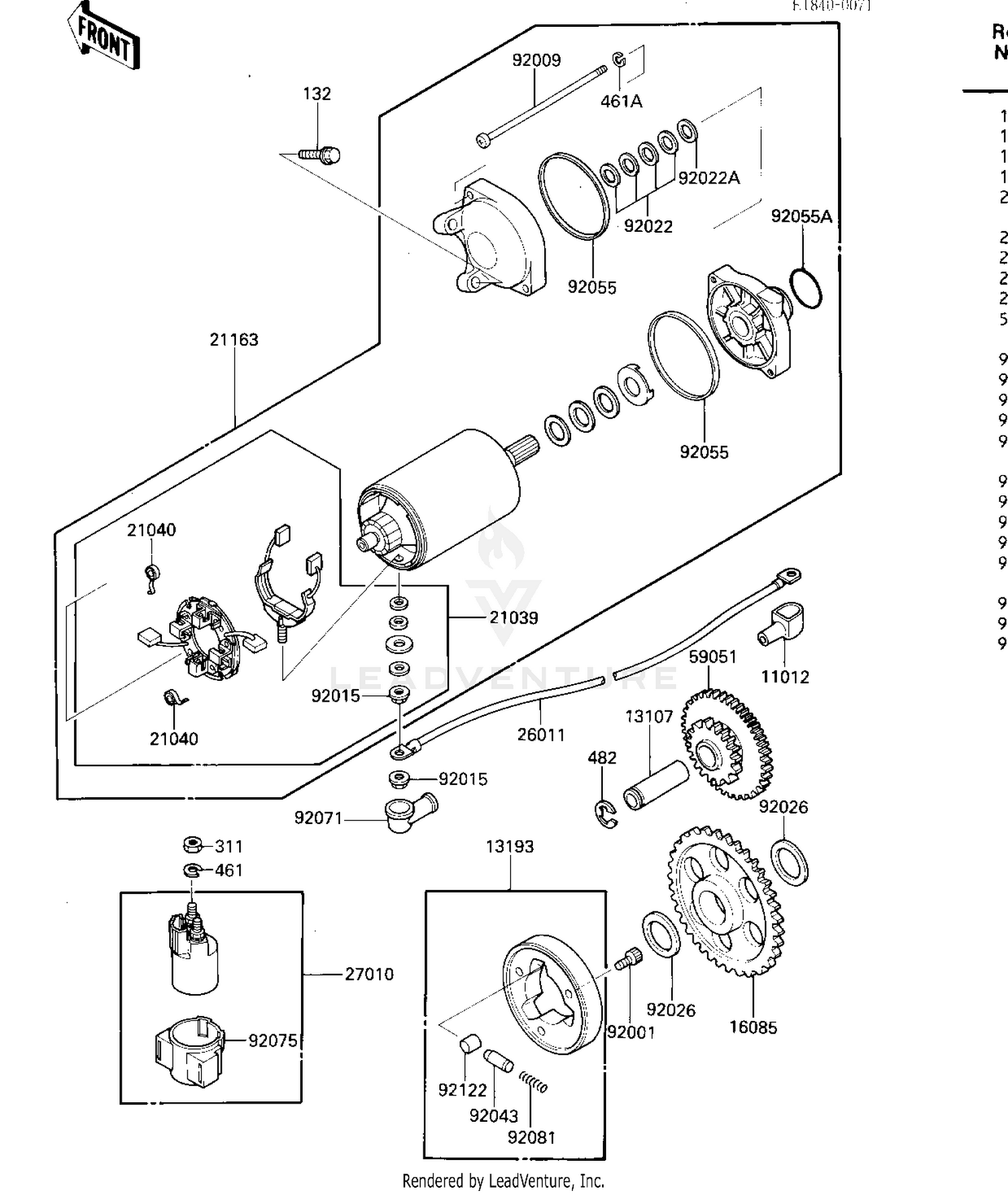 STARTER MOTOR/STARTER CLUTCH