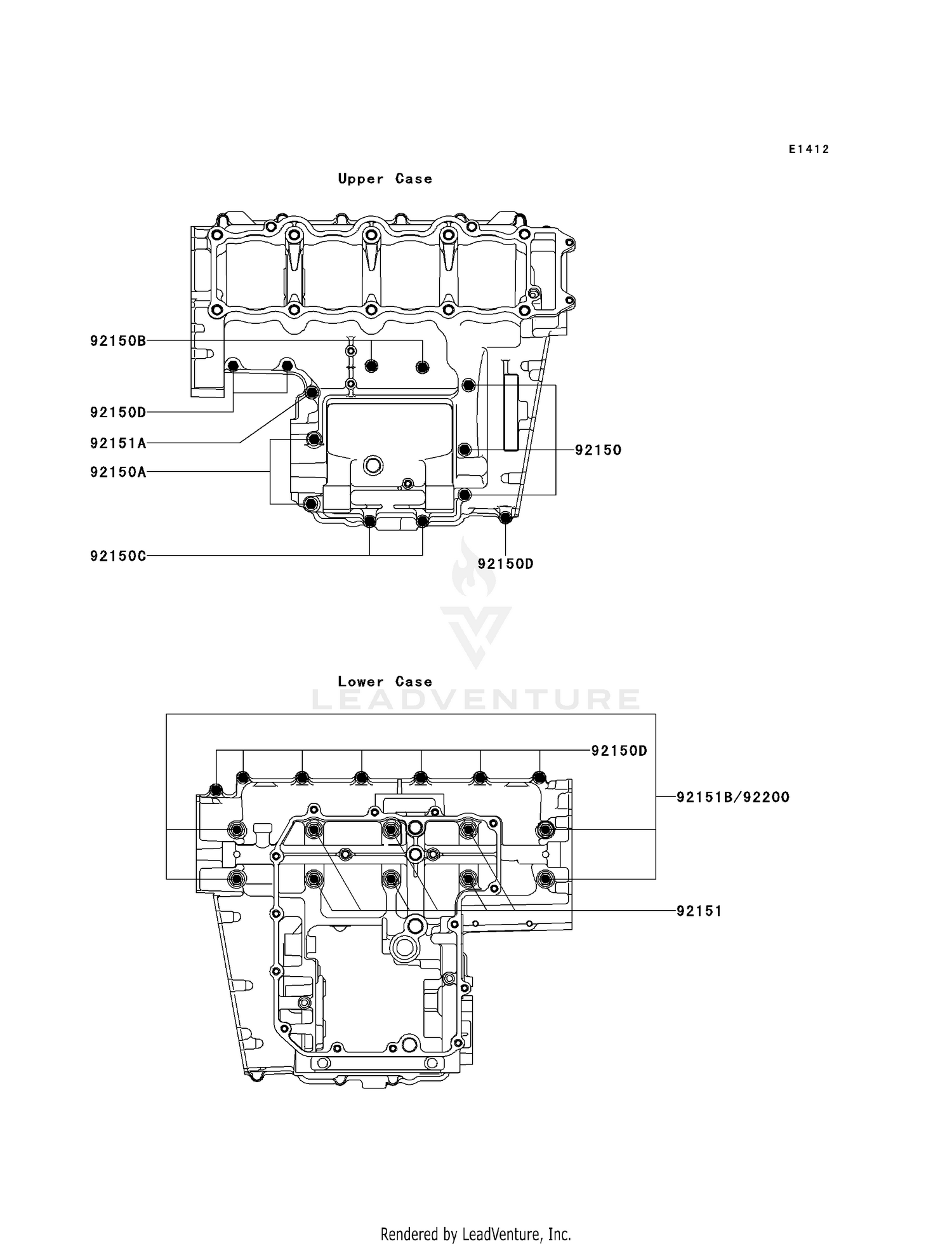 CRANKCASE BOLT PATTERN