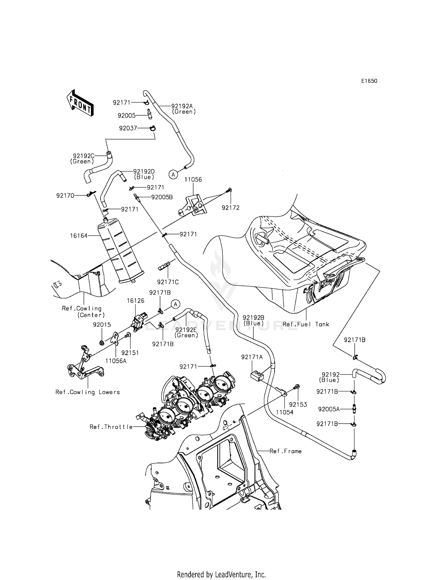 FUEL EVAPORATIVE SYSTEM (CA)