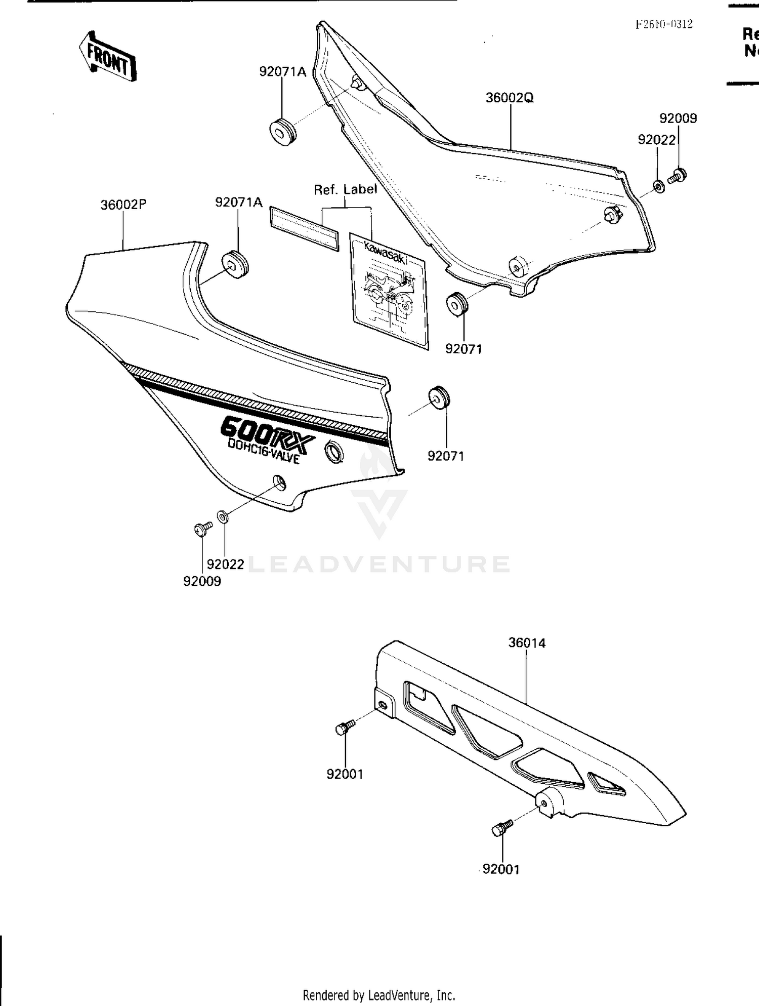 SIDE COVERS/CHAIN COVER