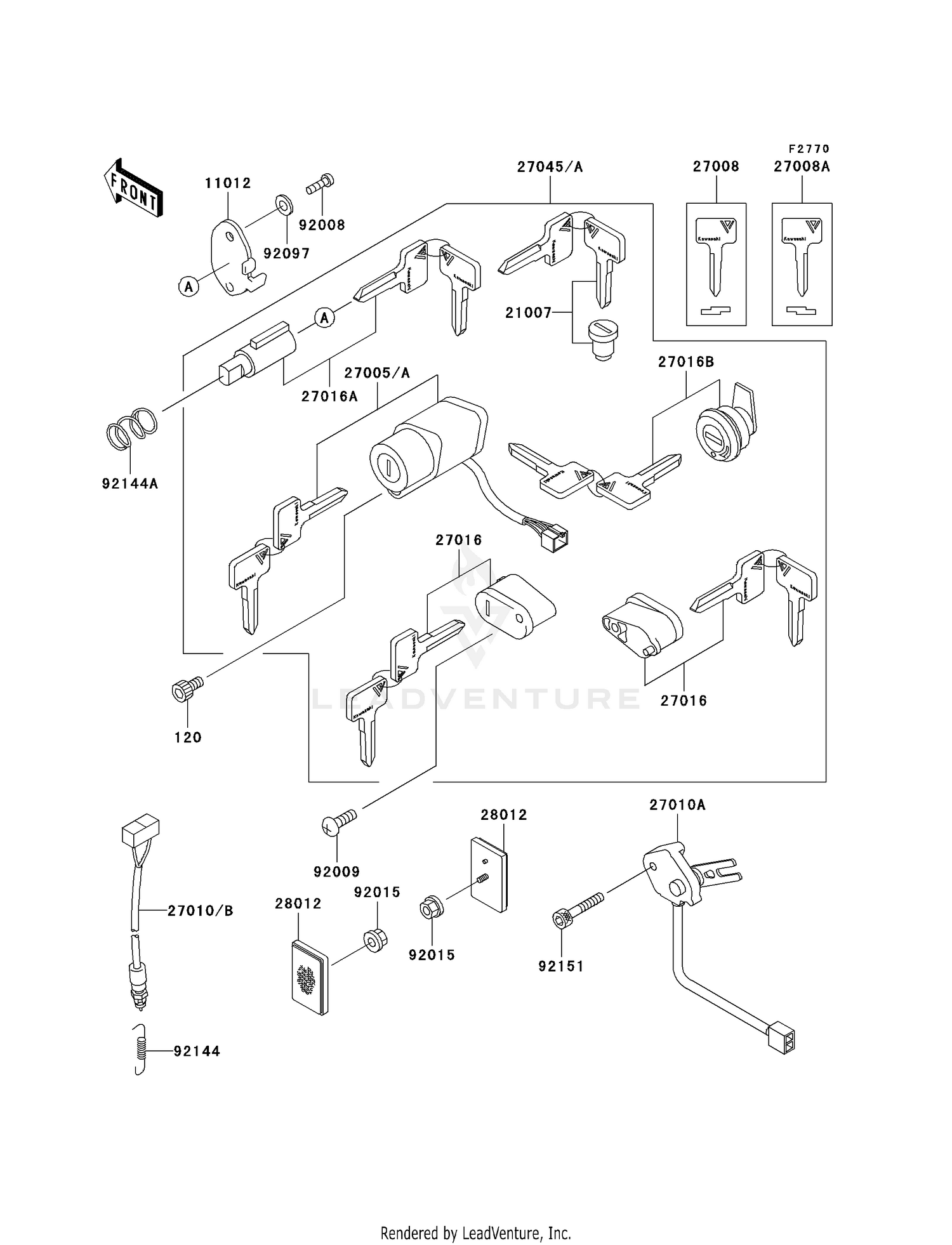 IGNITION SWITCH/LOCKS/REFLECTORS