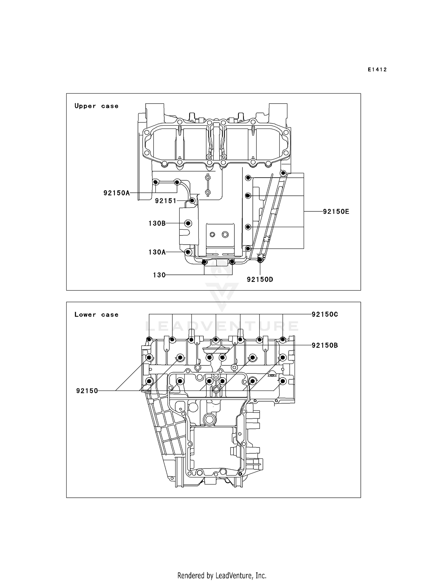 CRANKCASE BOLT PATTERN