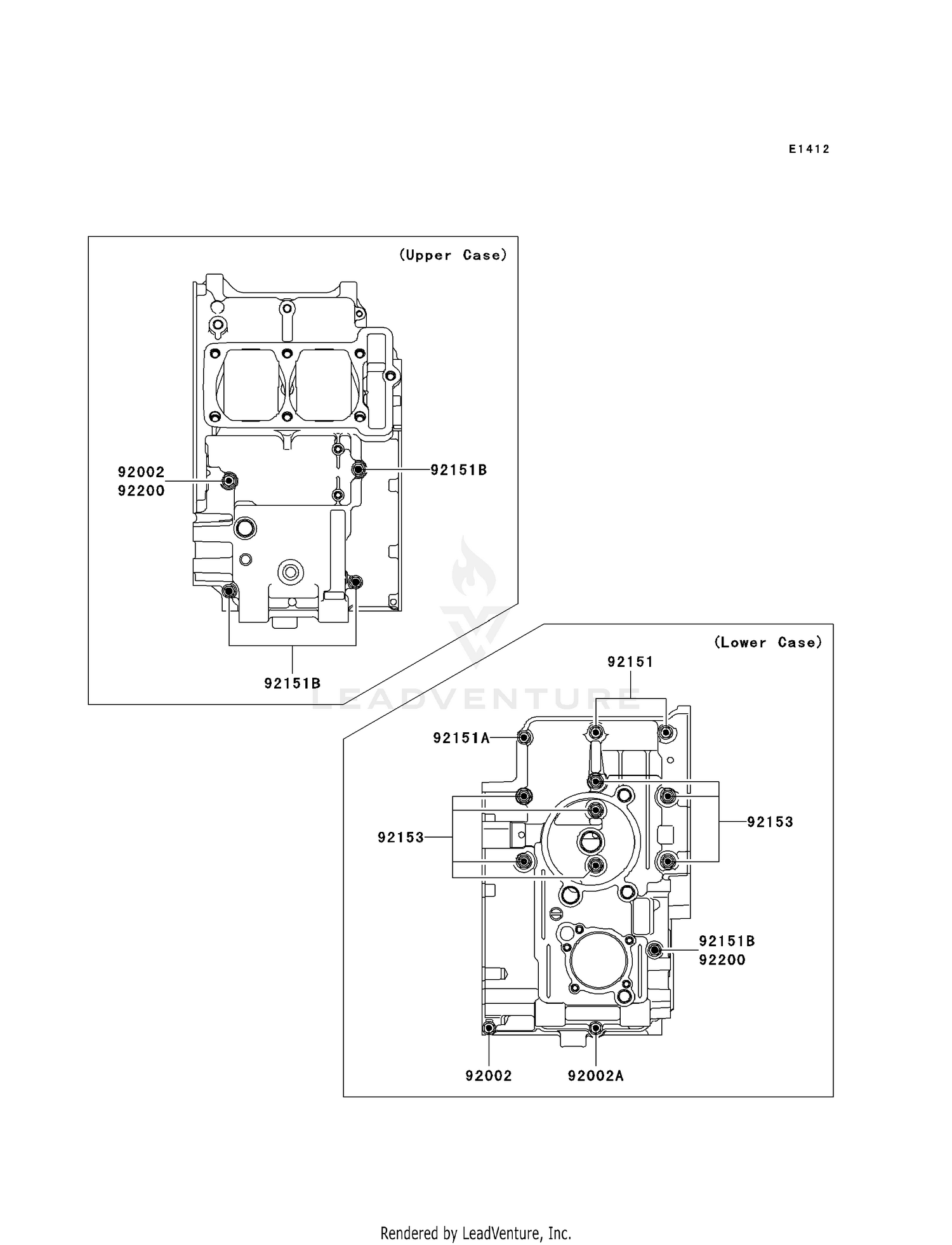 CRANKCASE BOLT PATTERN
