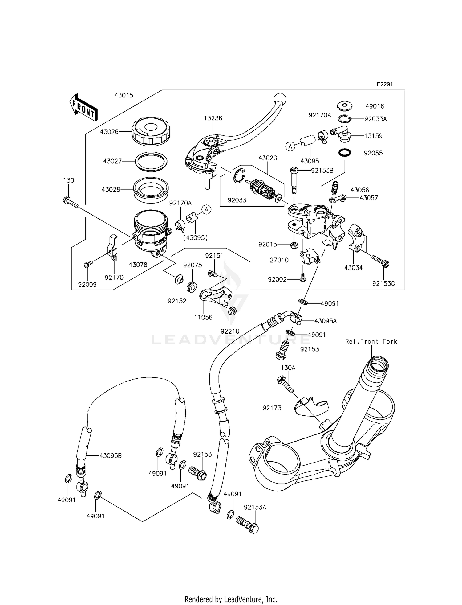 FRONT MASTER CYLINDER
