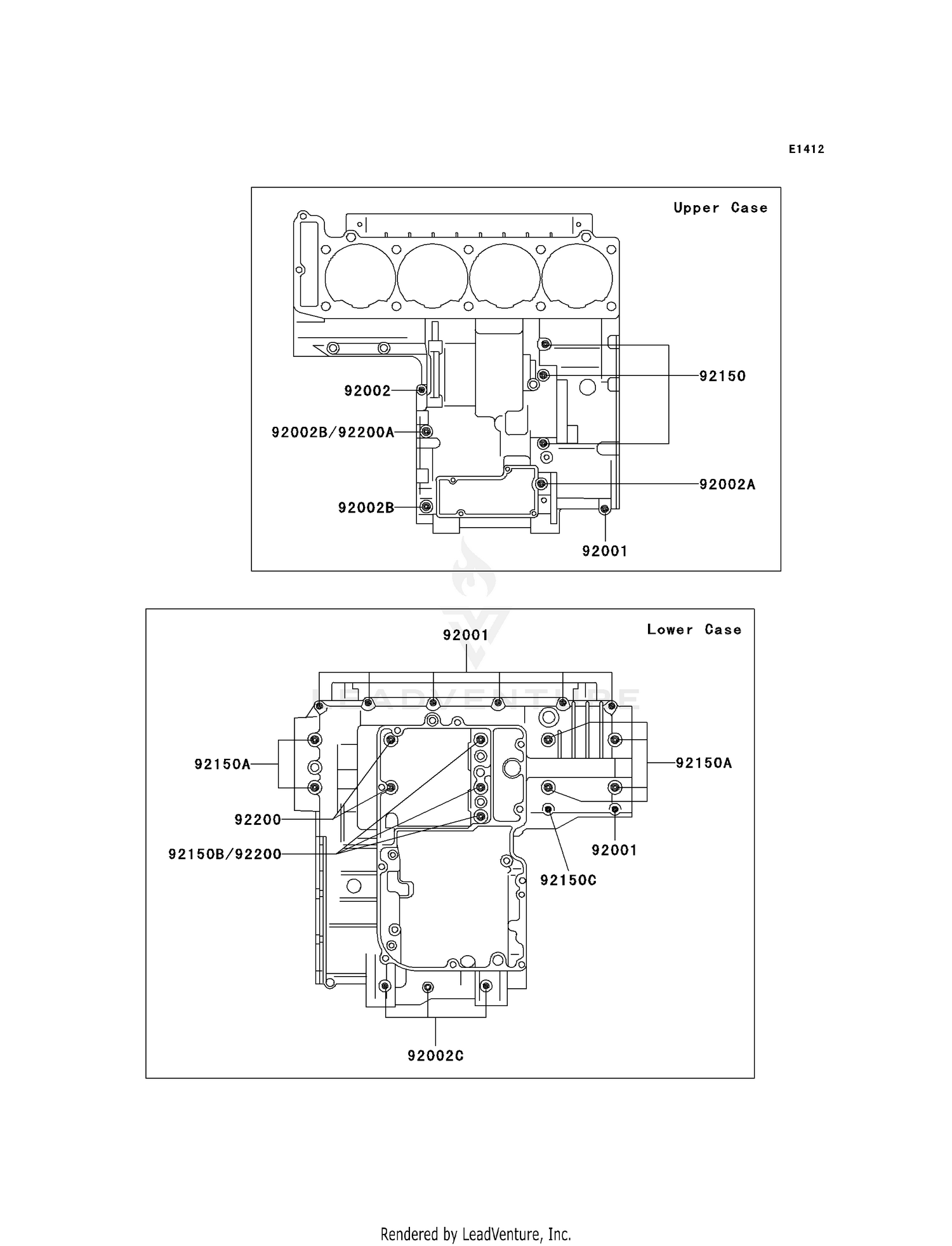 CRANKCASE BOLT PATTERN