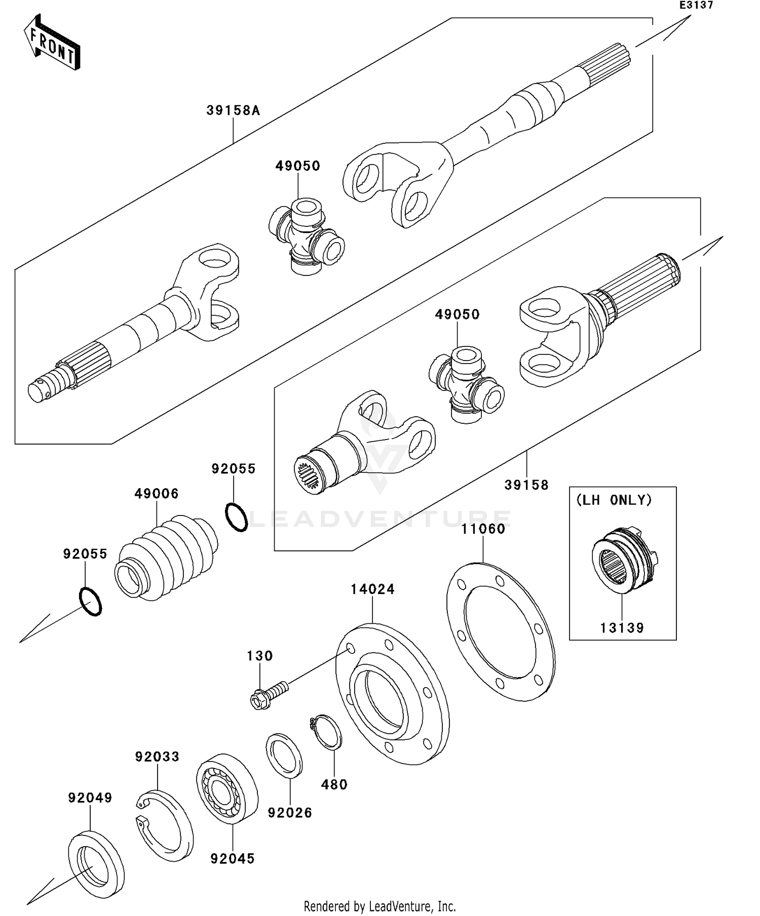 Drive Shaft-Rear