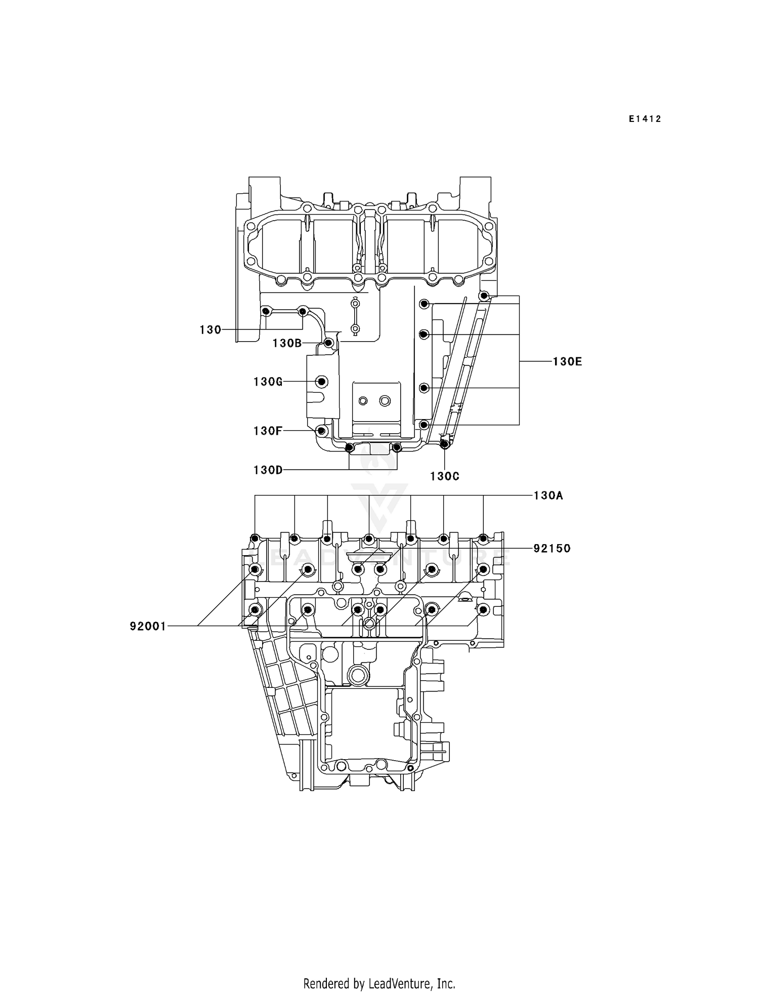CRANKCASE BOLT PATTERN