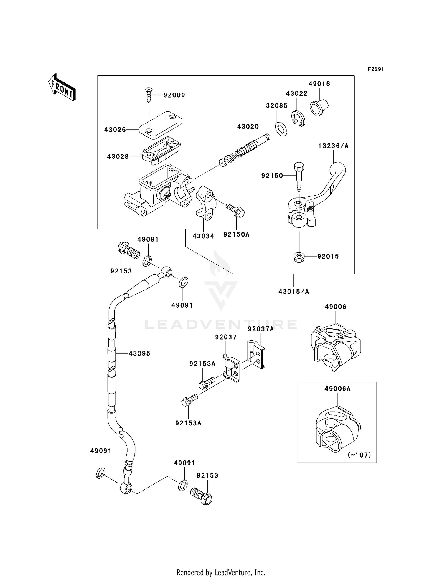 FRONT MASTER CYLINDER