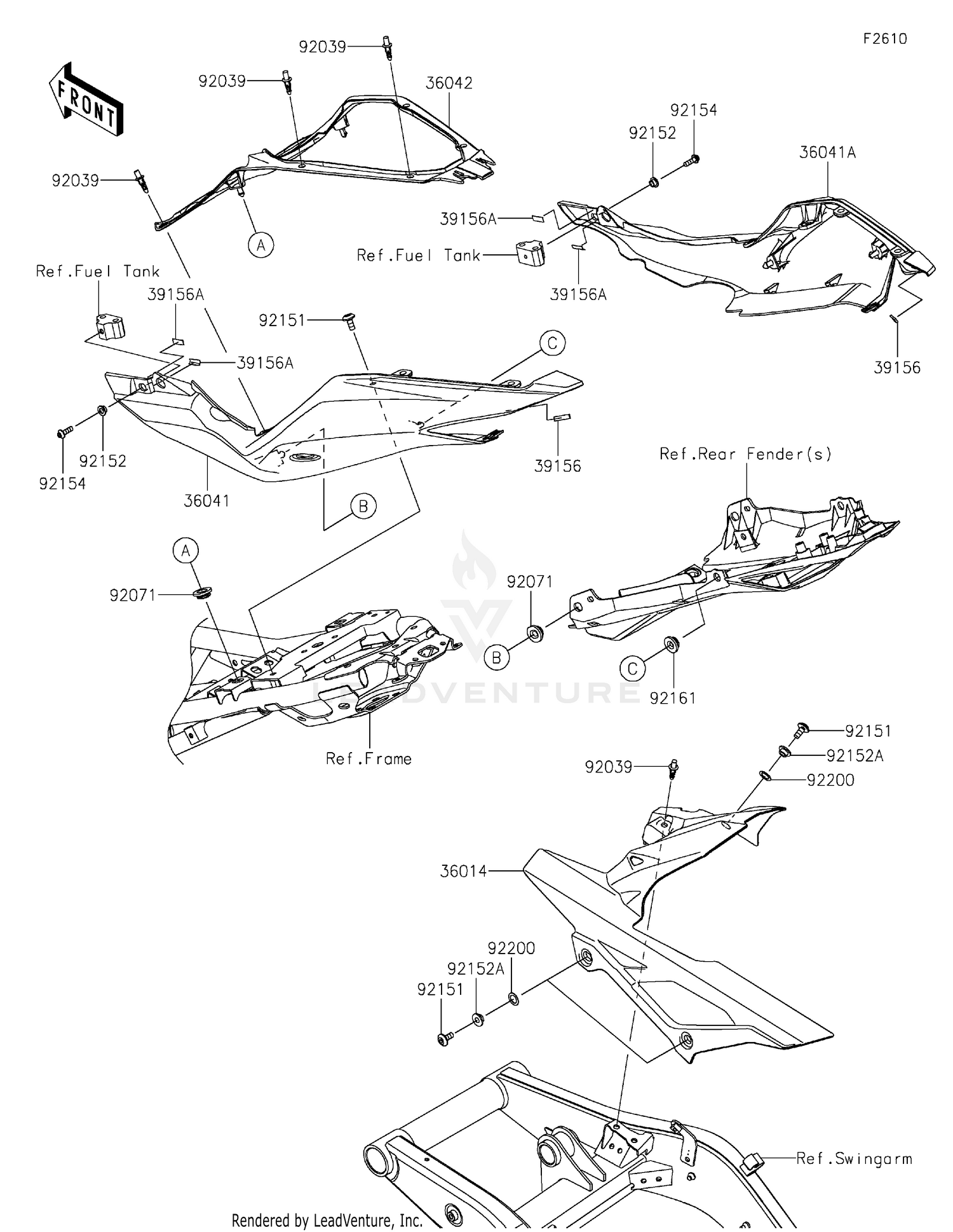 Shop OEM 2023 Kawasaki NINJA ZX-4R (ABS) Motorcycle Parts | MotoSport