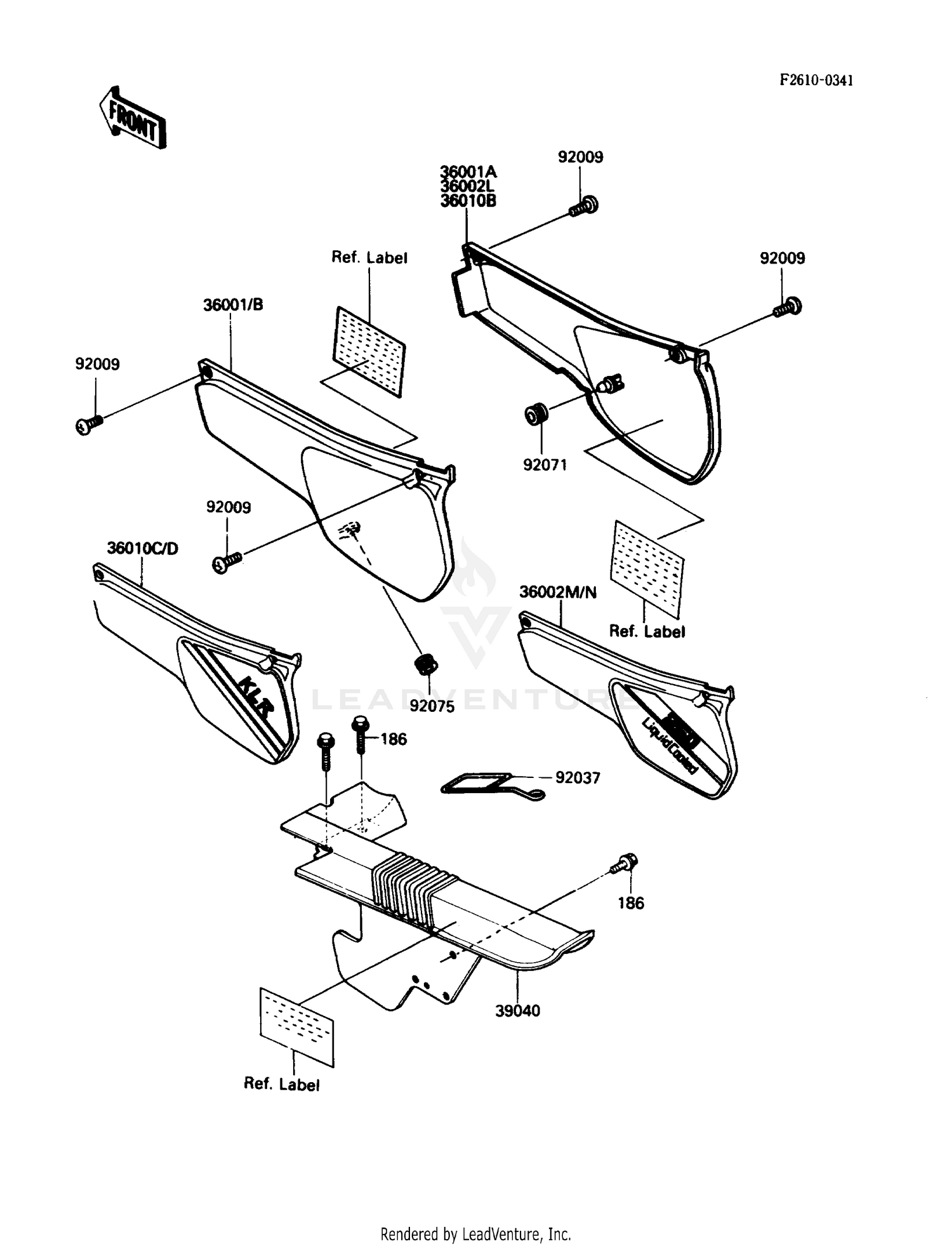 SIDE COVERS/CHAIN COVER