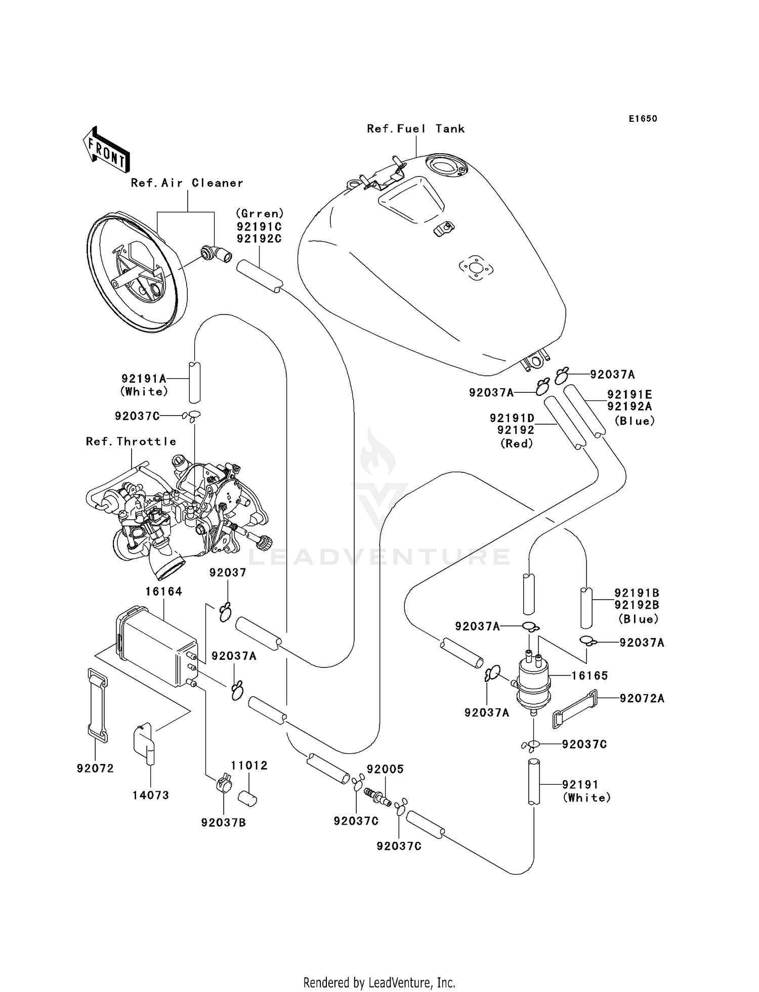 FUEL EVAPORATIVE SYSTEM (CA)