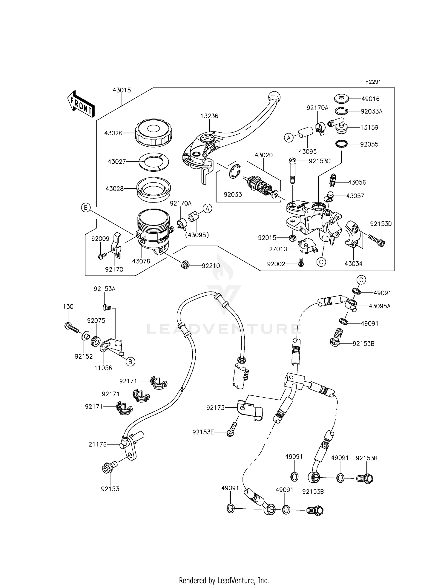 FRONT MASTER CYLINDER