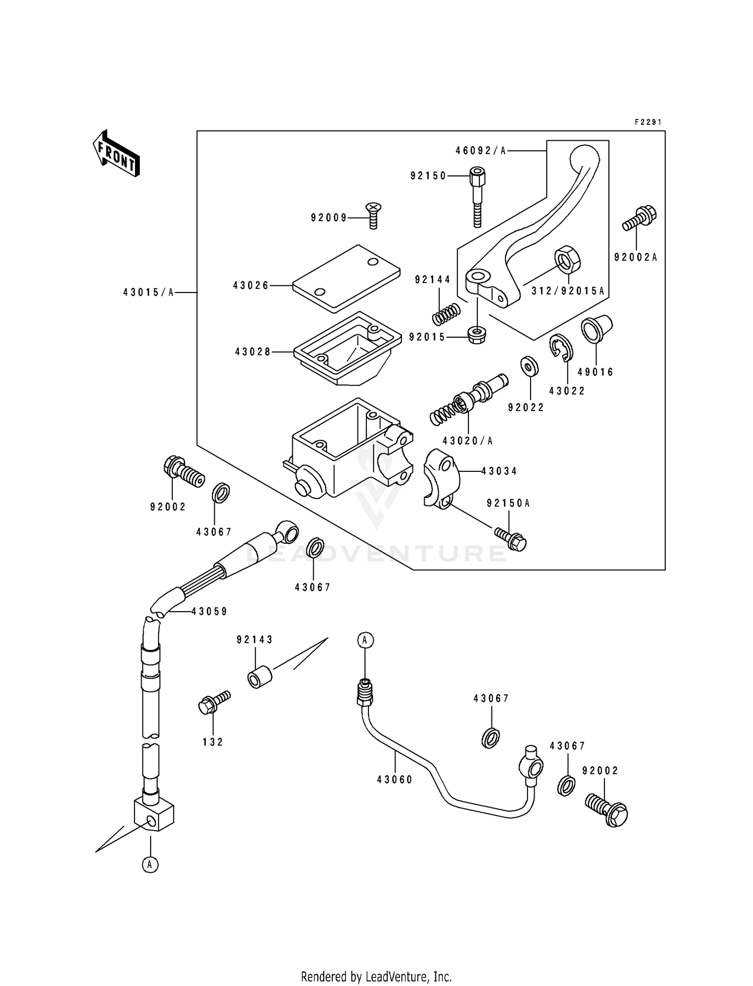 FRONT MASTER CYLINDER