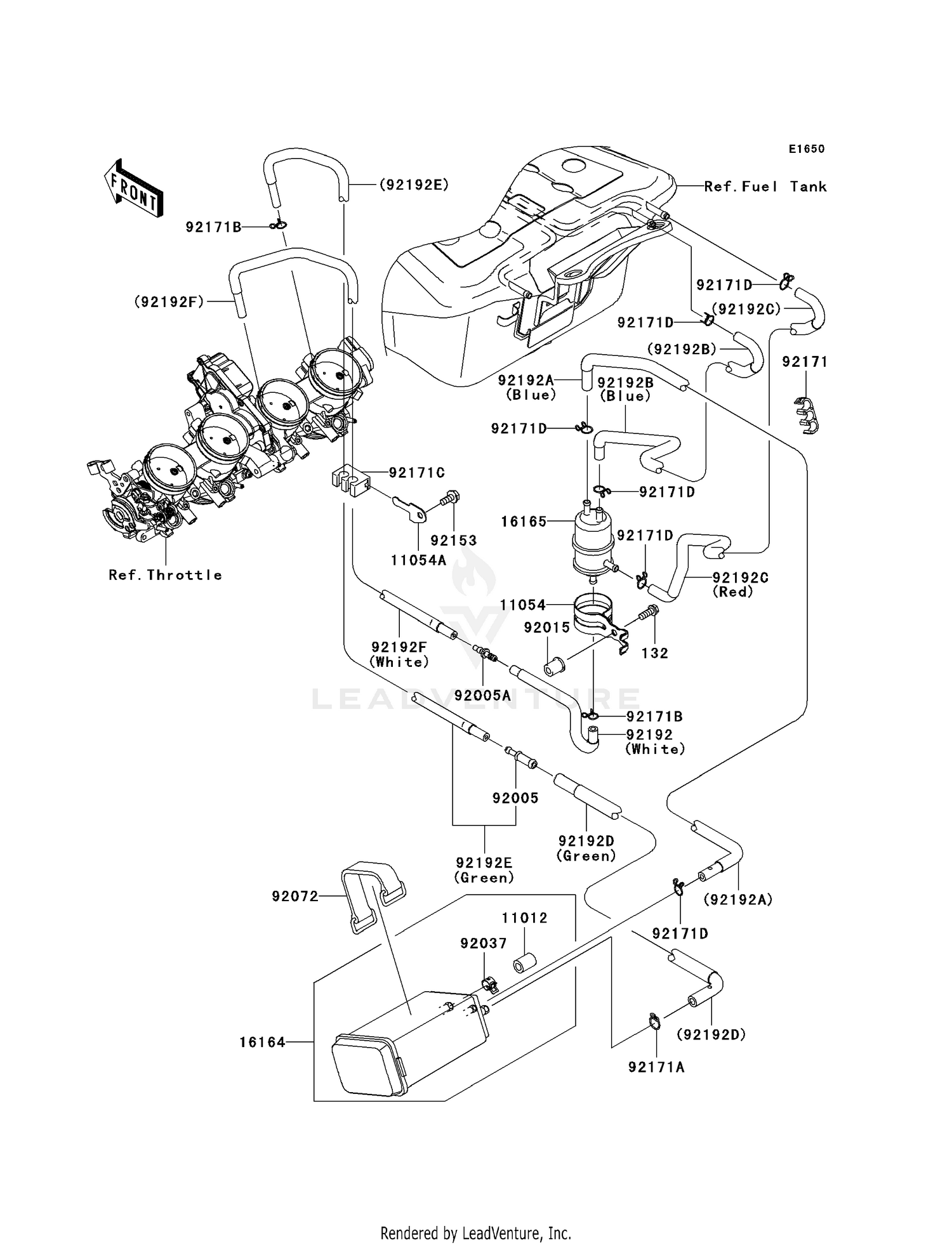 FUEL EVAPORATIVE SYSTEM (CA)