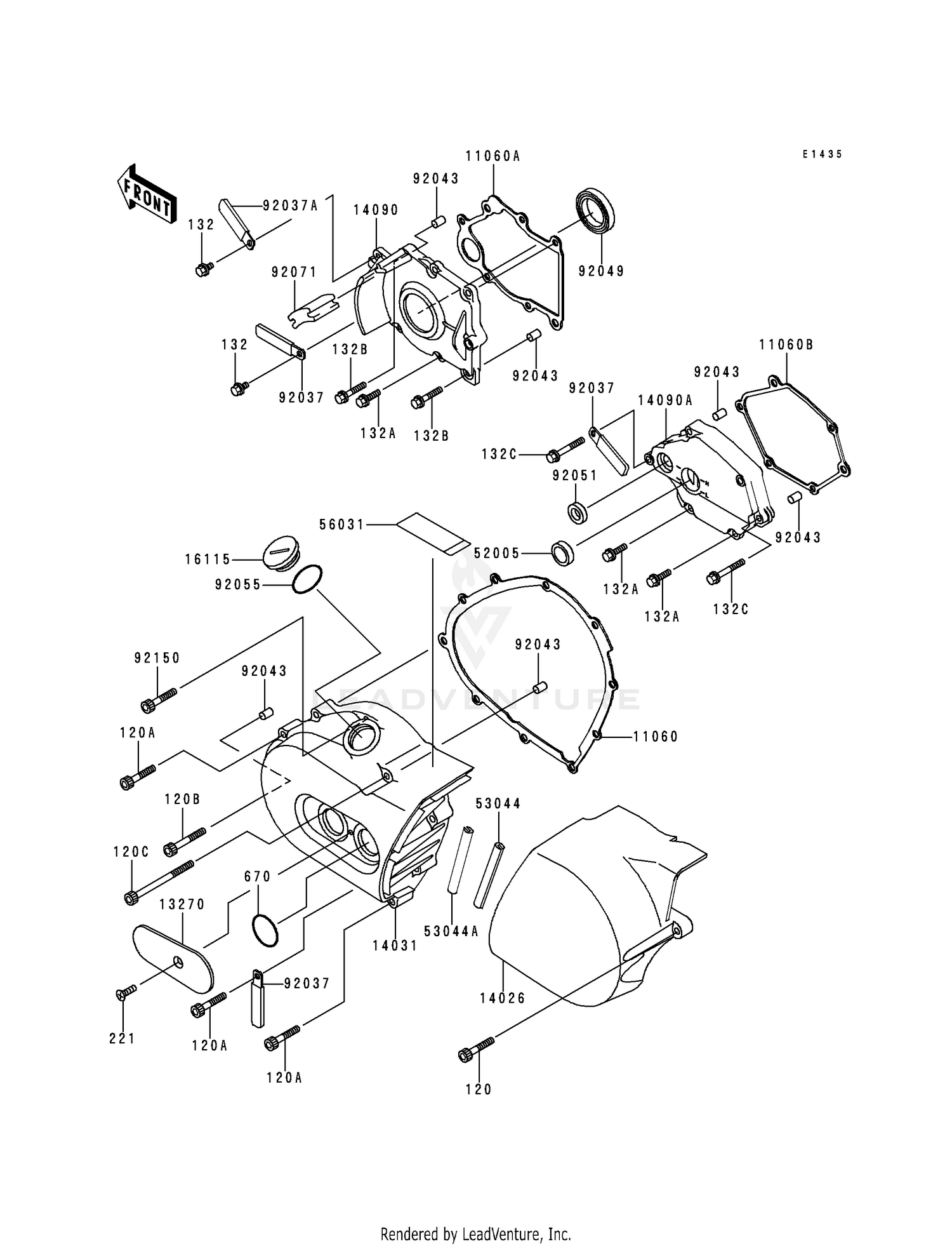 LEFT ENGINE COVER(S)