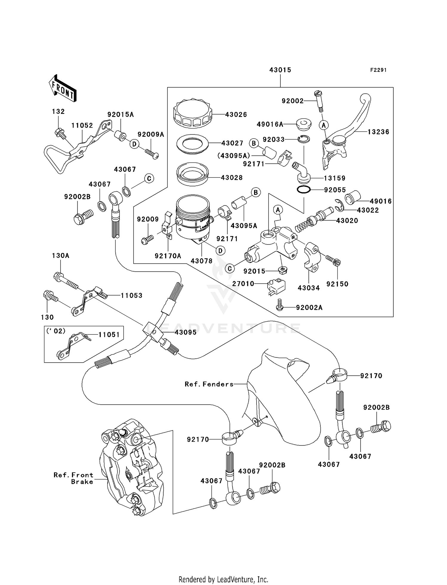 FRONT MASTER CYLINDER