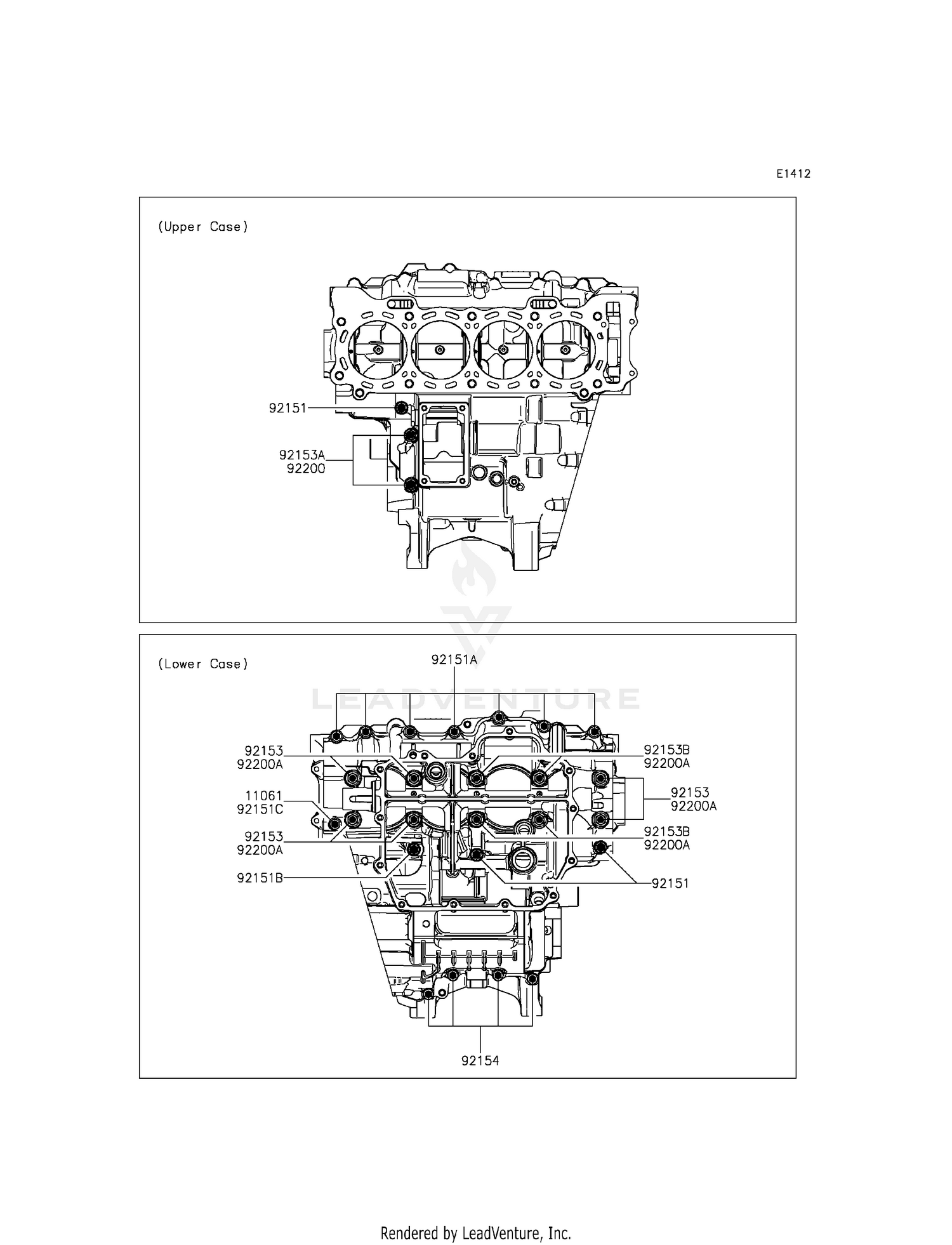 CRANKCASE BOLT PATTERN