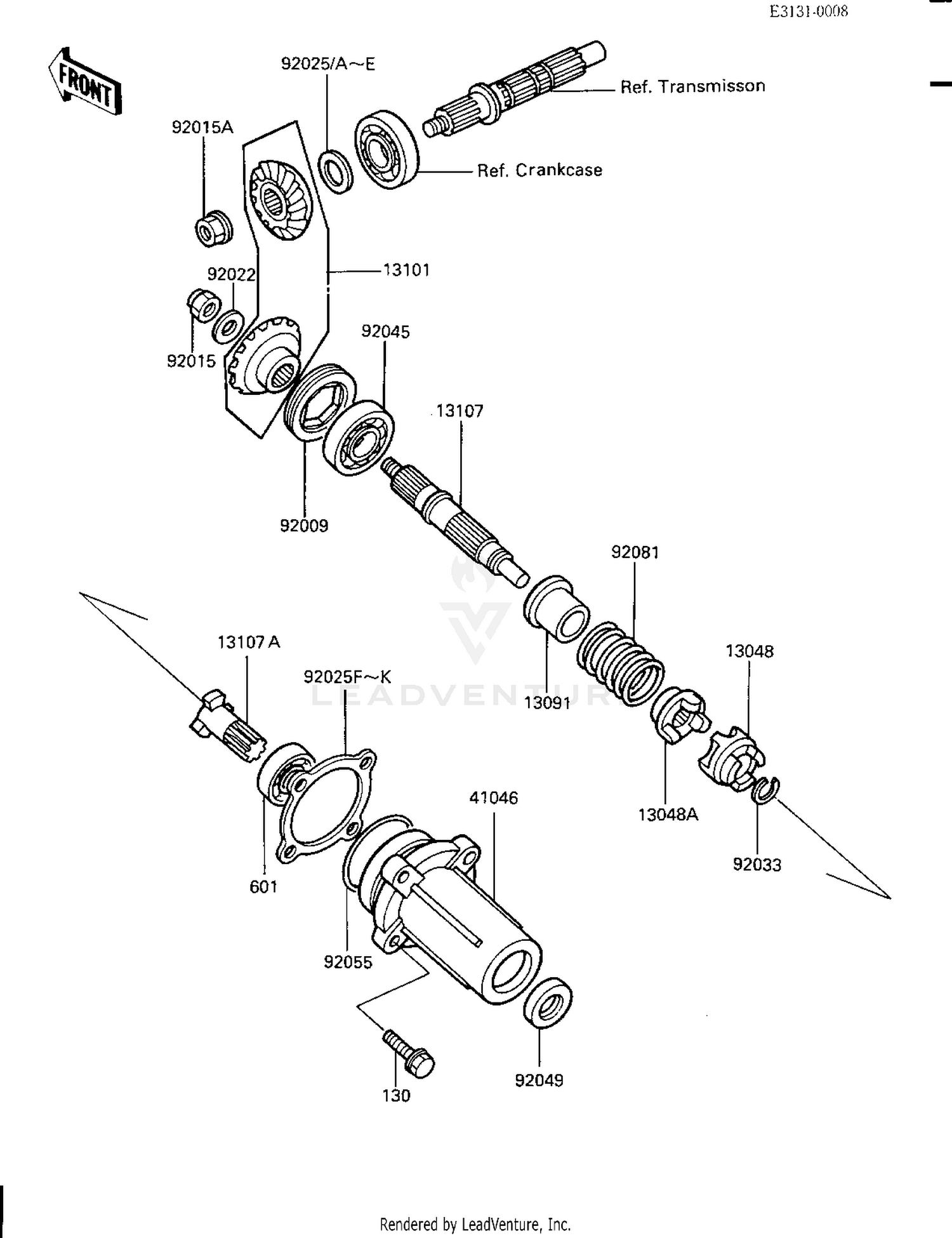FRONT BEVEL GEARS