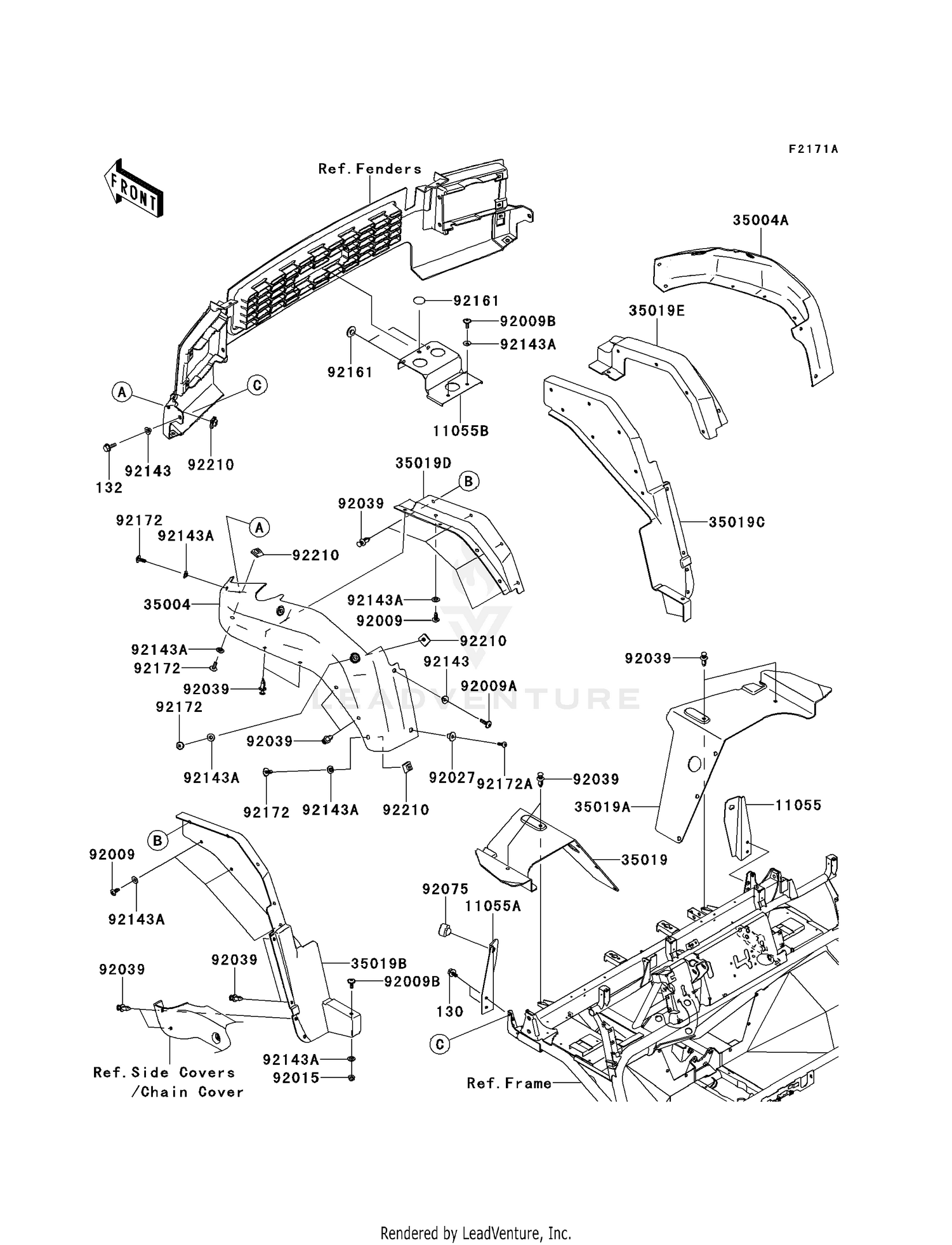 FRONT FENDER(S)(MCF/MDF)