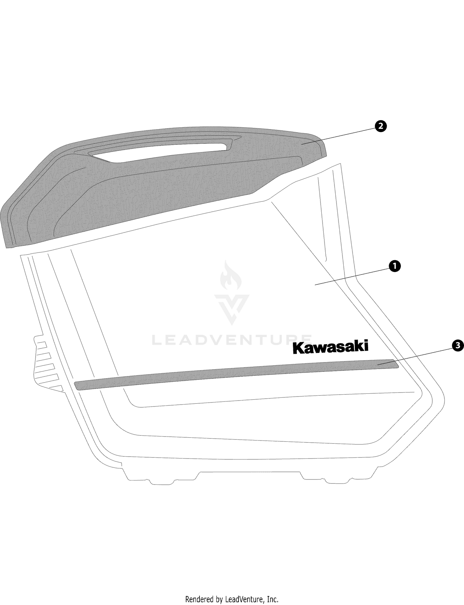 SADDLEBAGS SET           )
