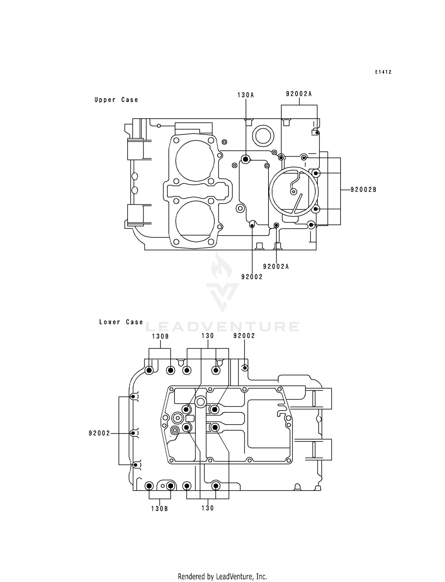 CRANKCASE BOLT PATTERN