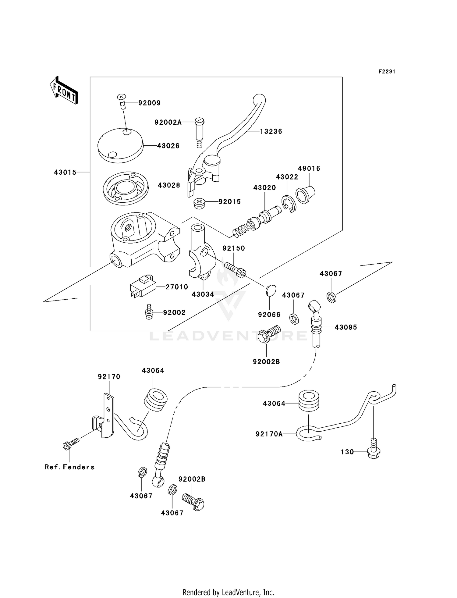 FRONT MASTER CYLINDER