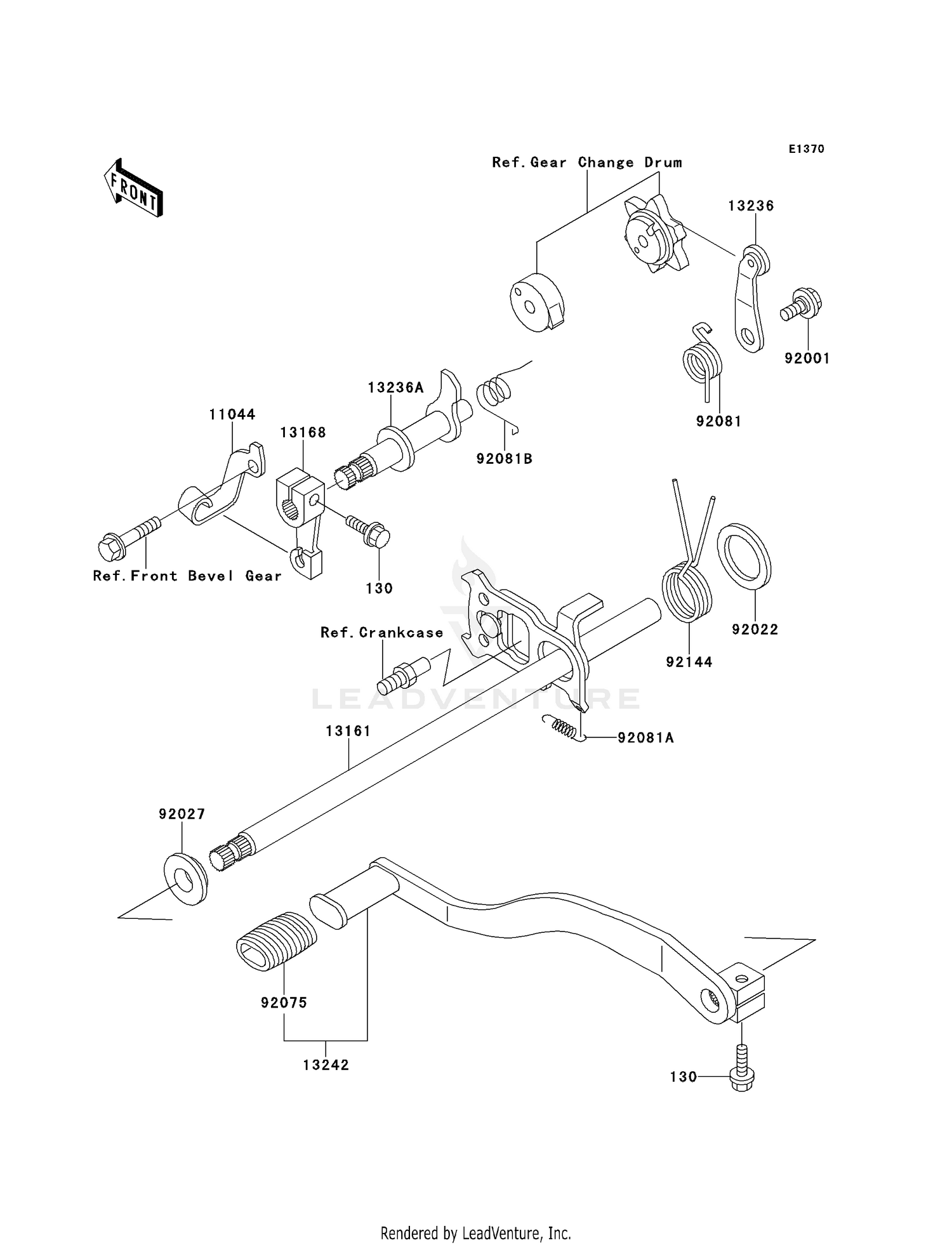 GEAR CHANGE MECHANISM