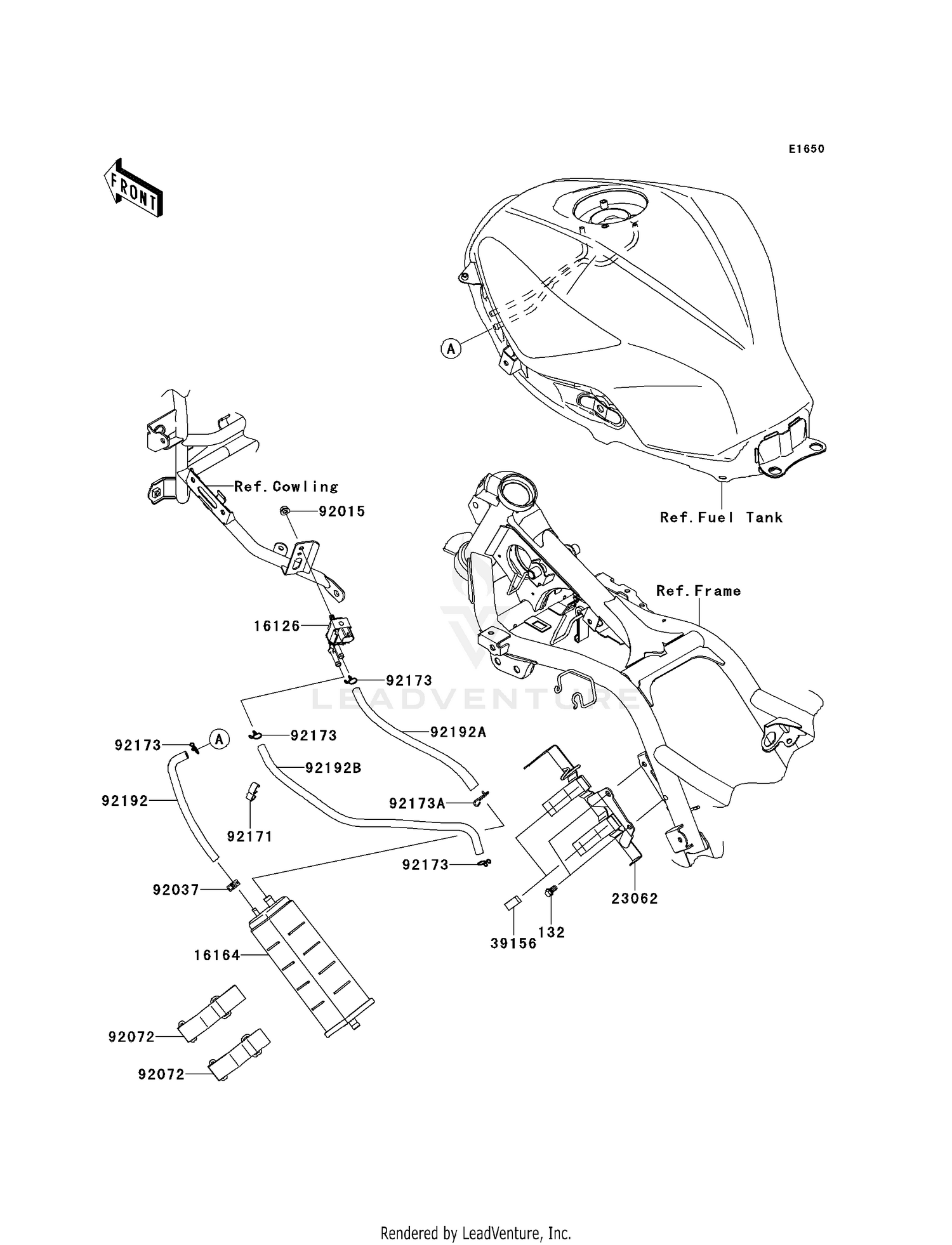 FUEL EVAPORATIVE SYSTEM (ADF/ADFA)(CA)