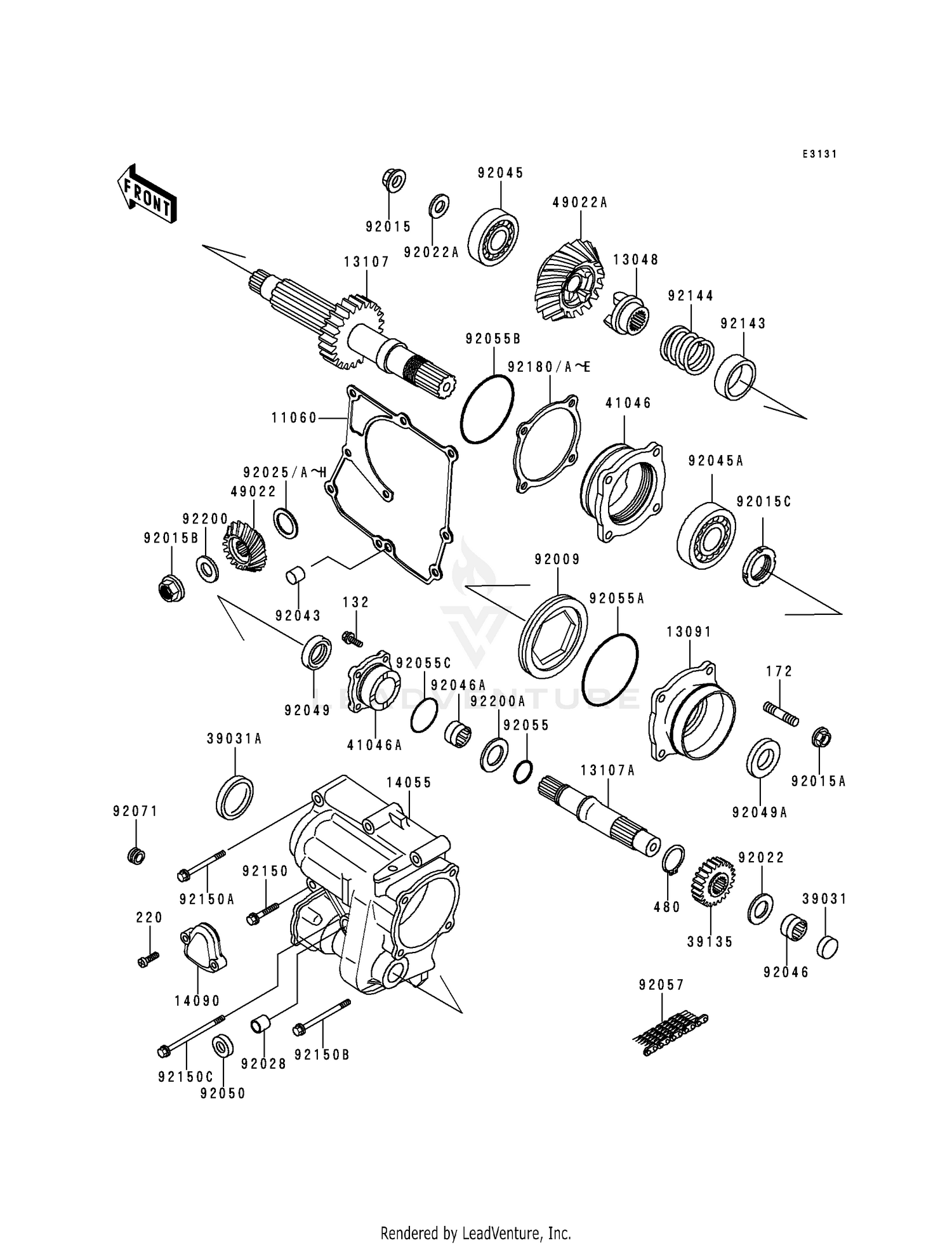 FRONT BEVEL GEAR