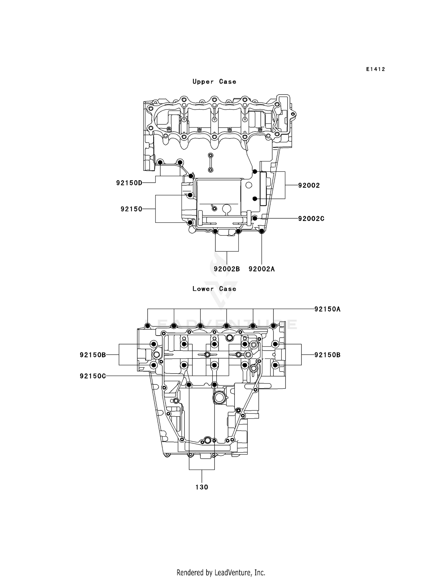 CRANKCASE BOLT PATTERN