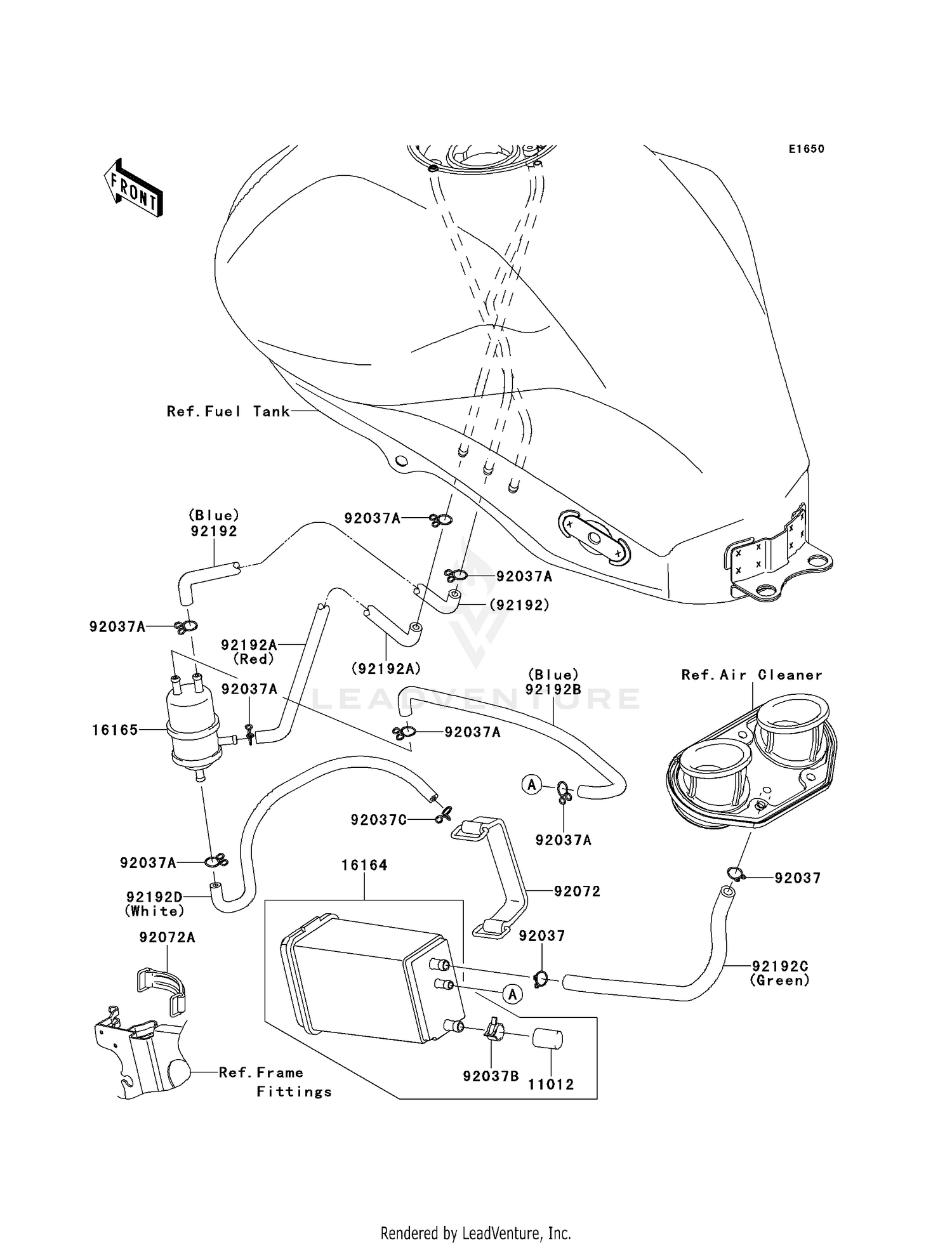 FUEL EVAPORATIVE SYSTEM (CA)