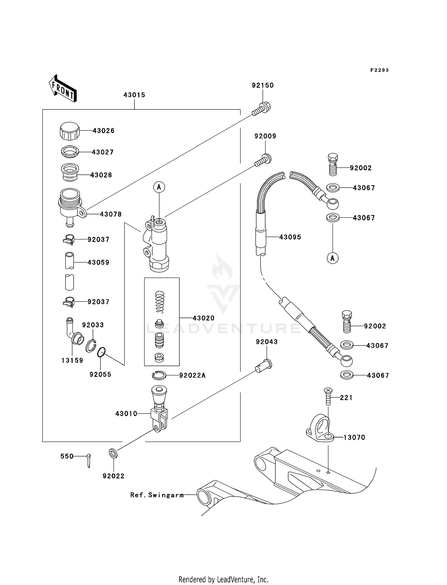 REAR MASTER CYLINDER