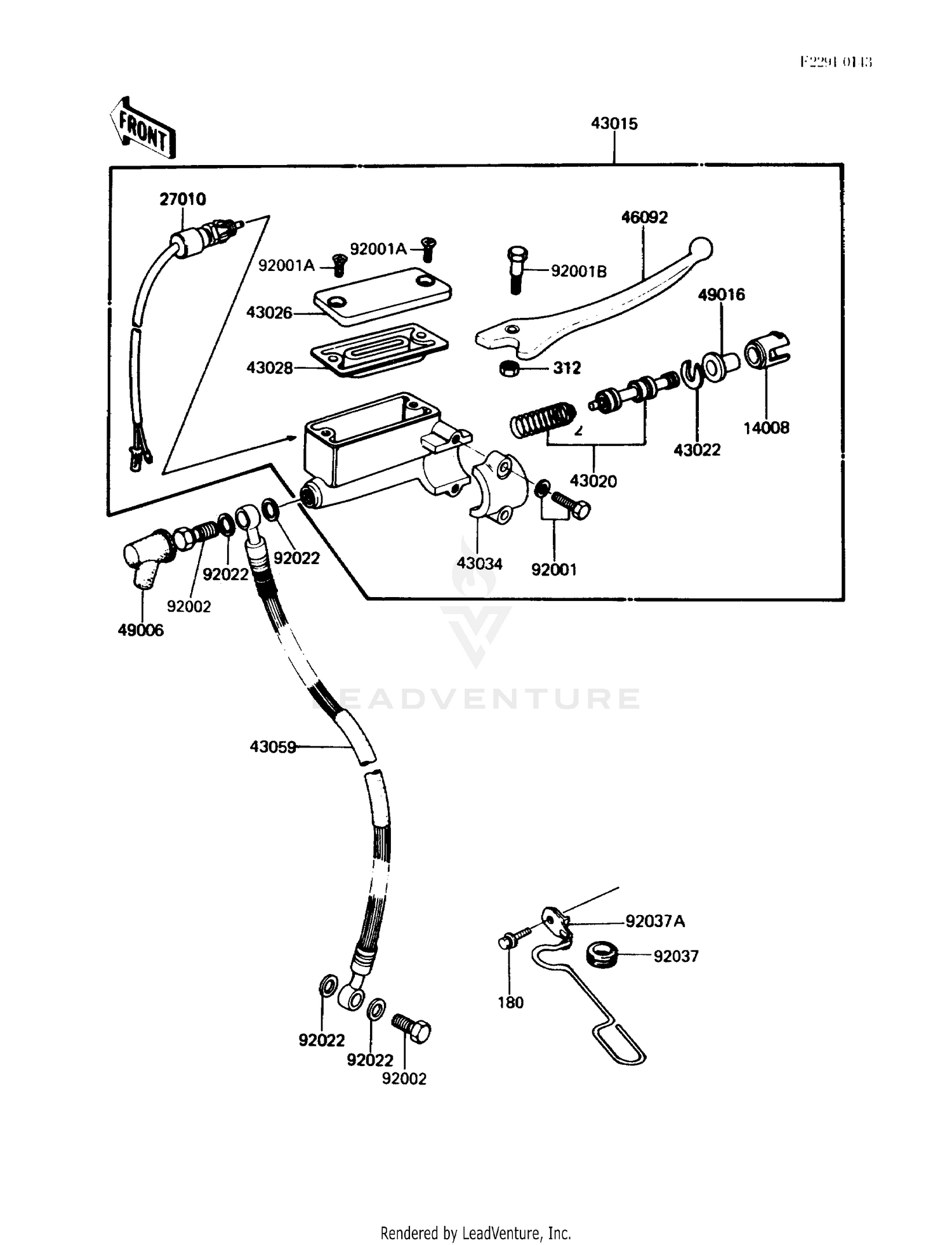 FRONT MASTER CYLINDER