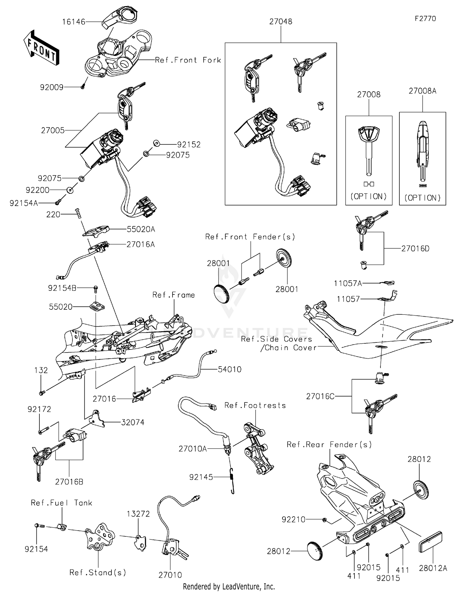 Ignition Switch/Locks/Reflectors