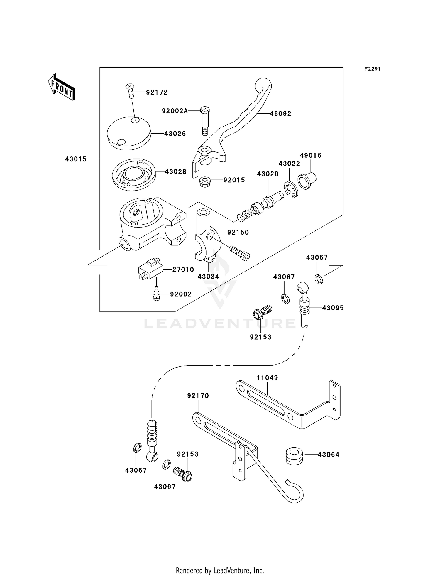 FRONT MASTER CYLINDER