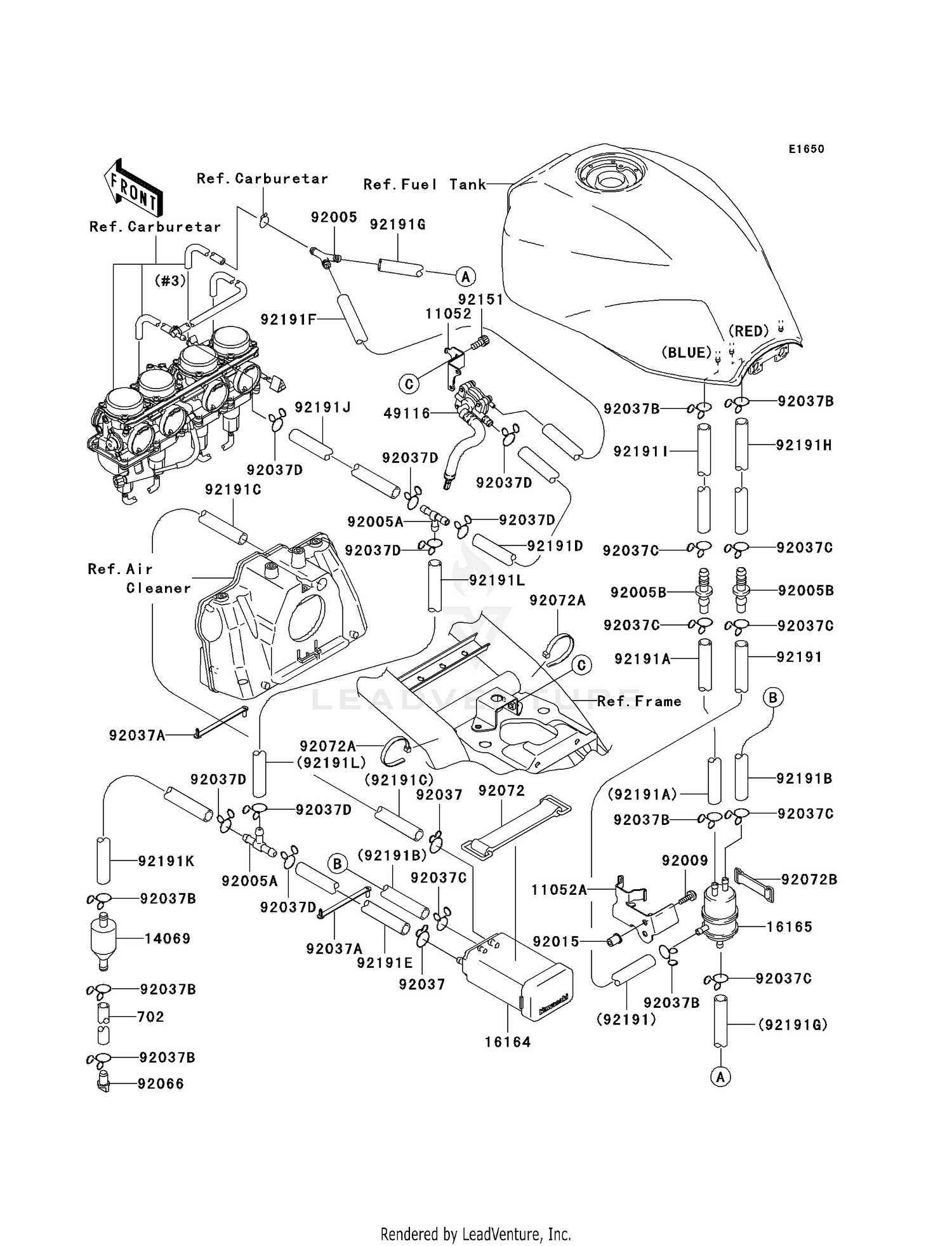 FUEL EVAPORATIVE SYSTEM (CA)
