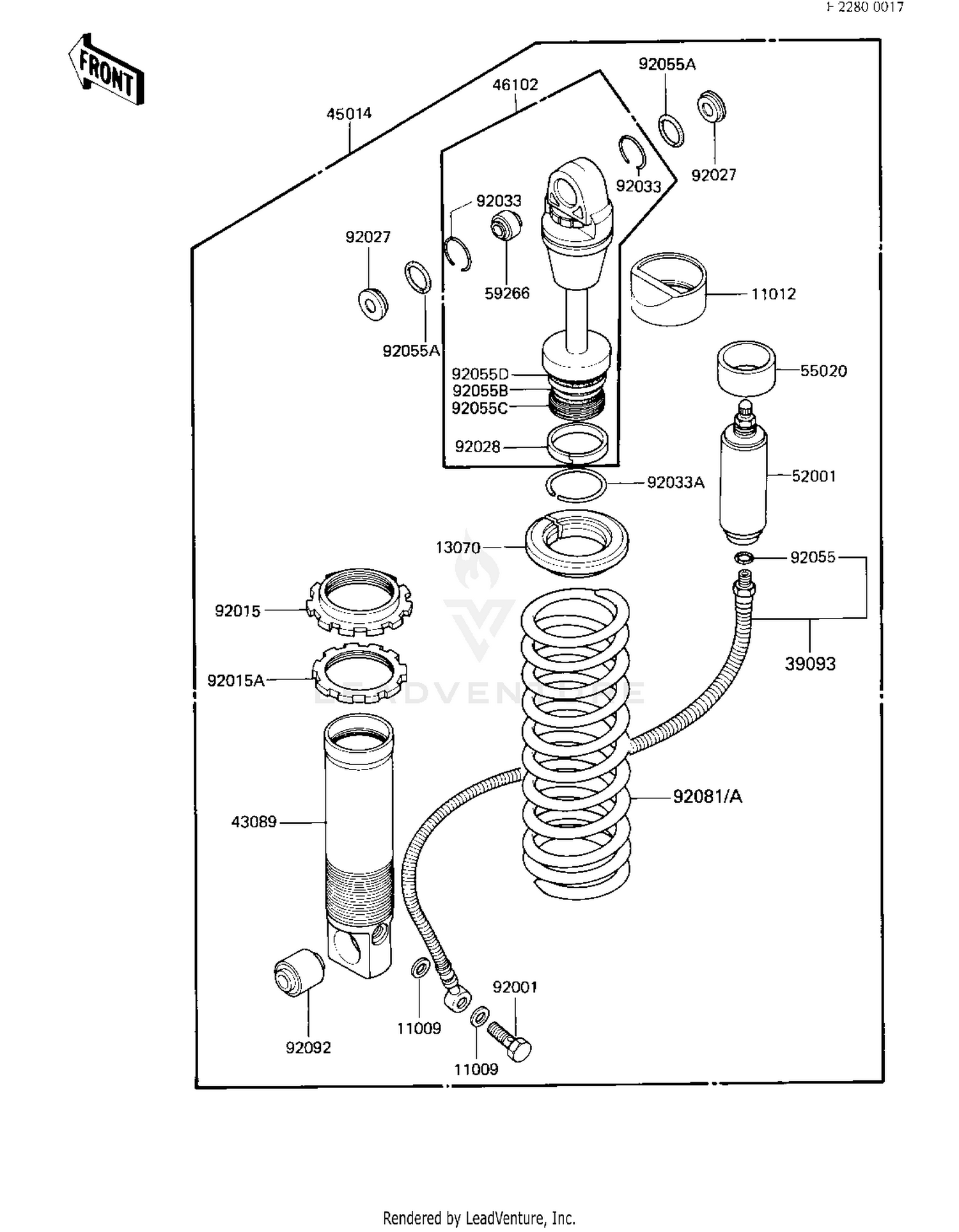 SHOCK ABSORBER ('84 A1)