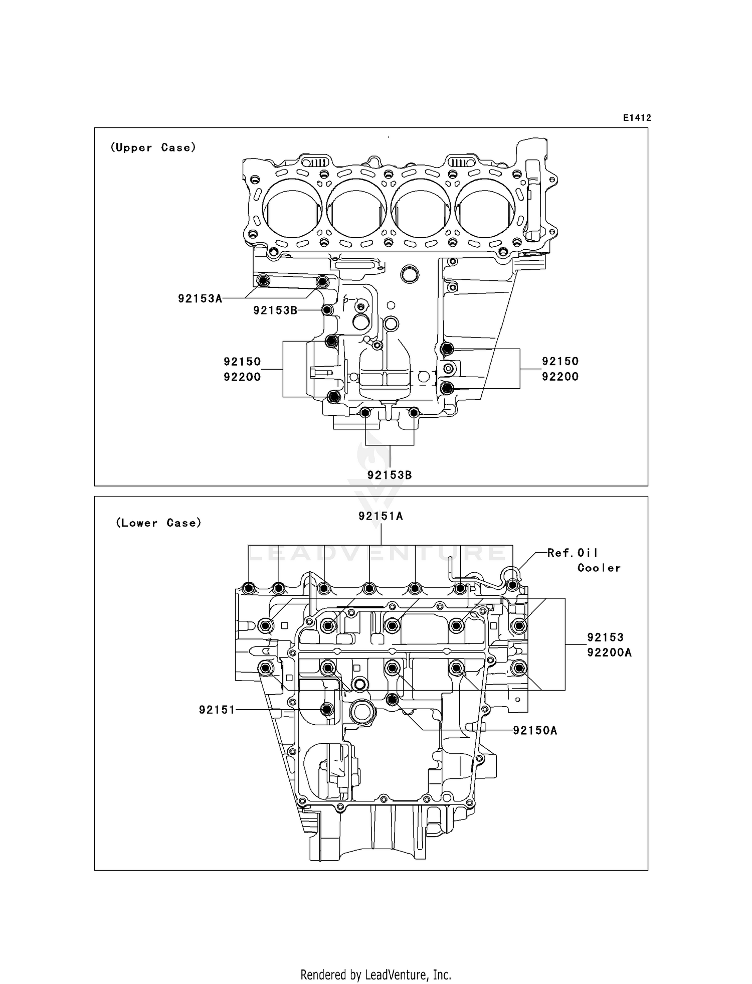 CRANKCASE BOLT PATTERN
