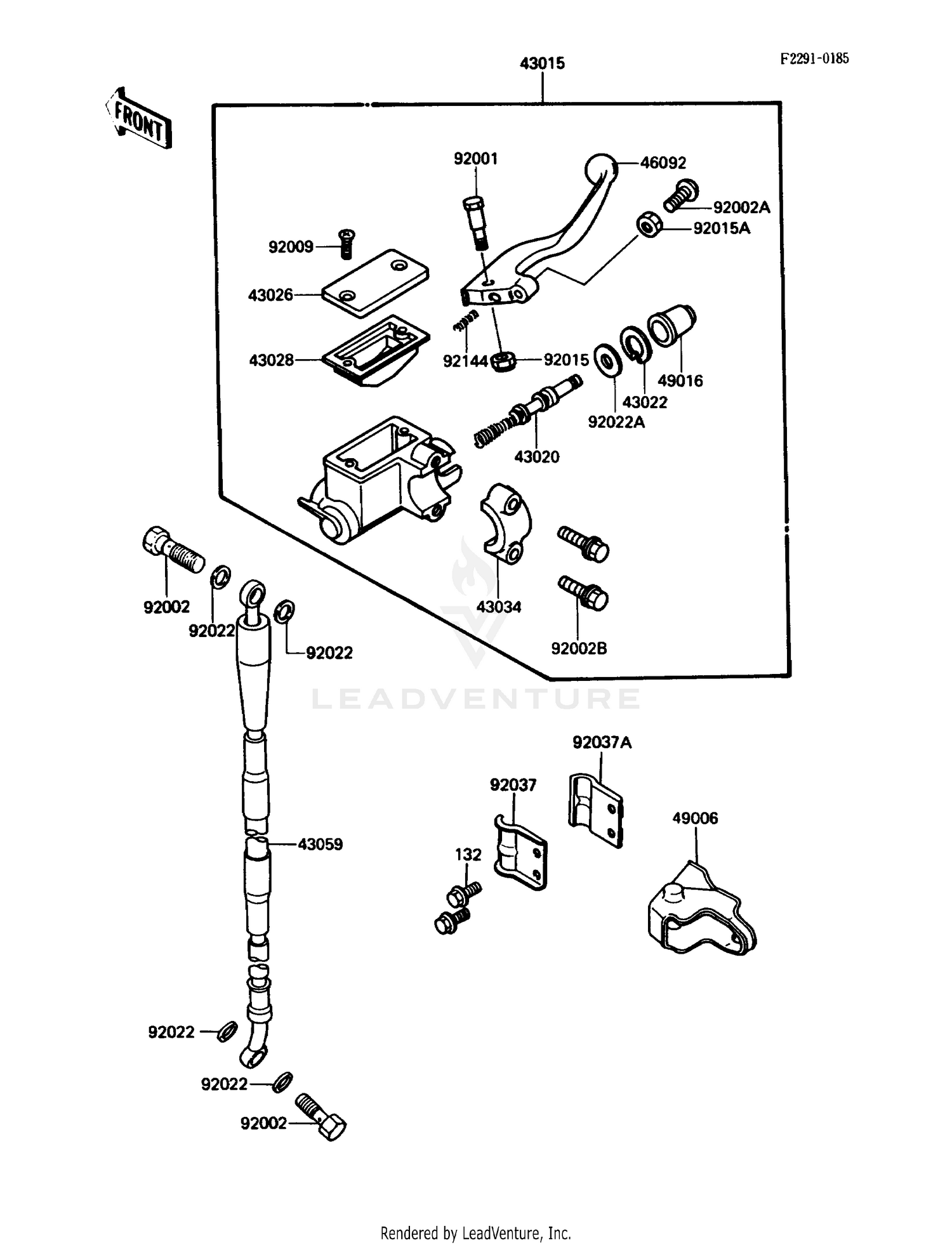 FRONT MASTER CYLINDER