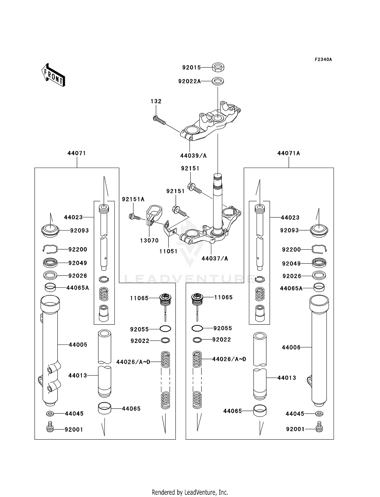 FRONT FORK (A7F-A9FA)