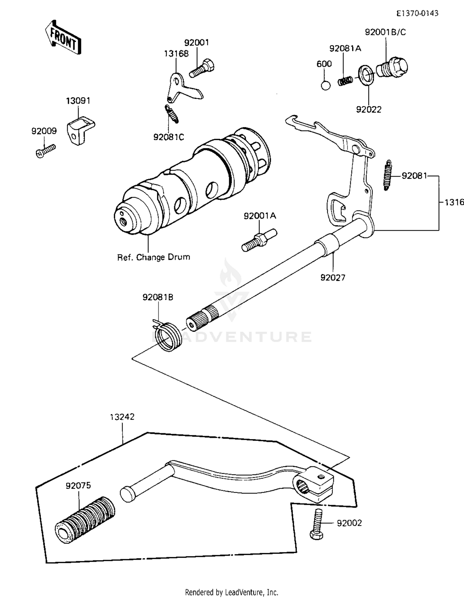 GEAR CHANGE MECHANISM
