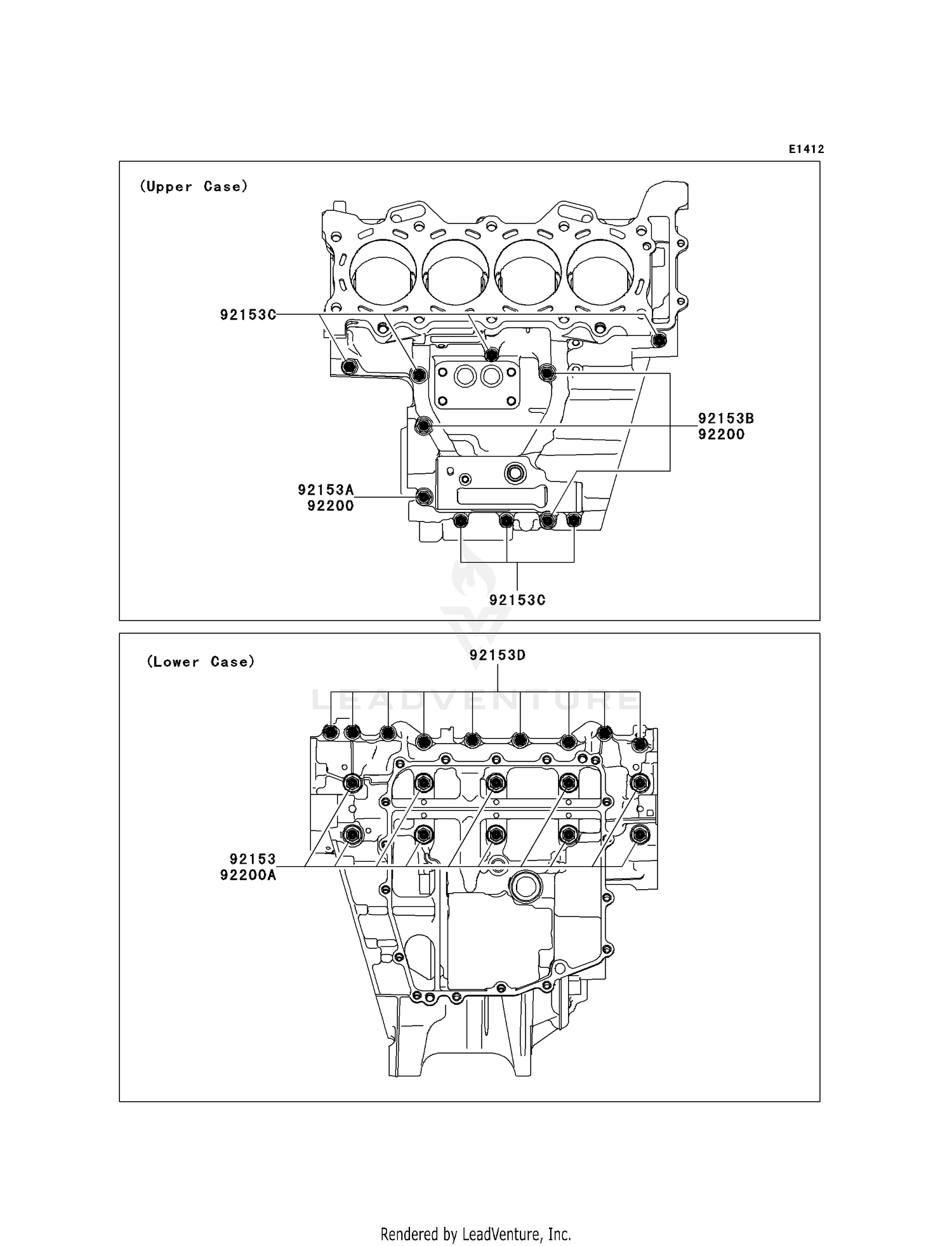CRANKCASE BOLT PATTERN