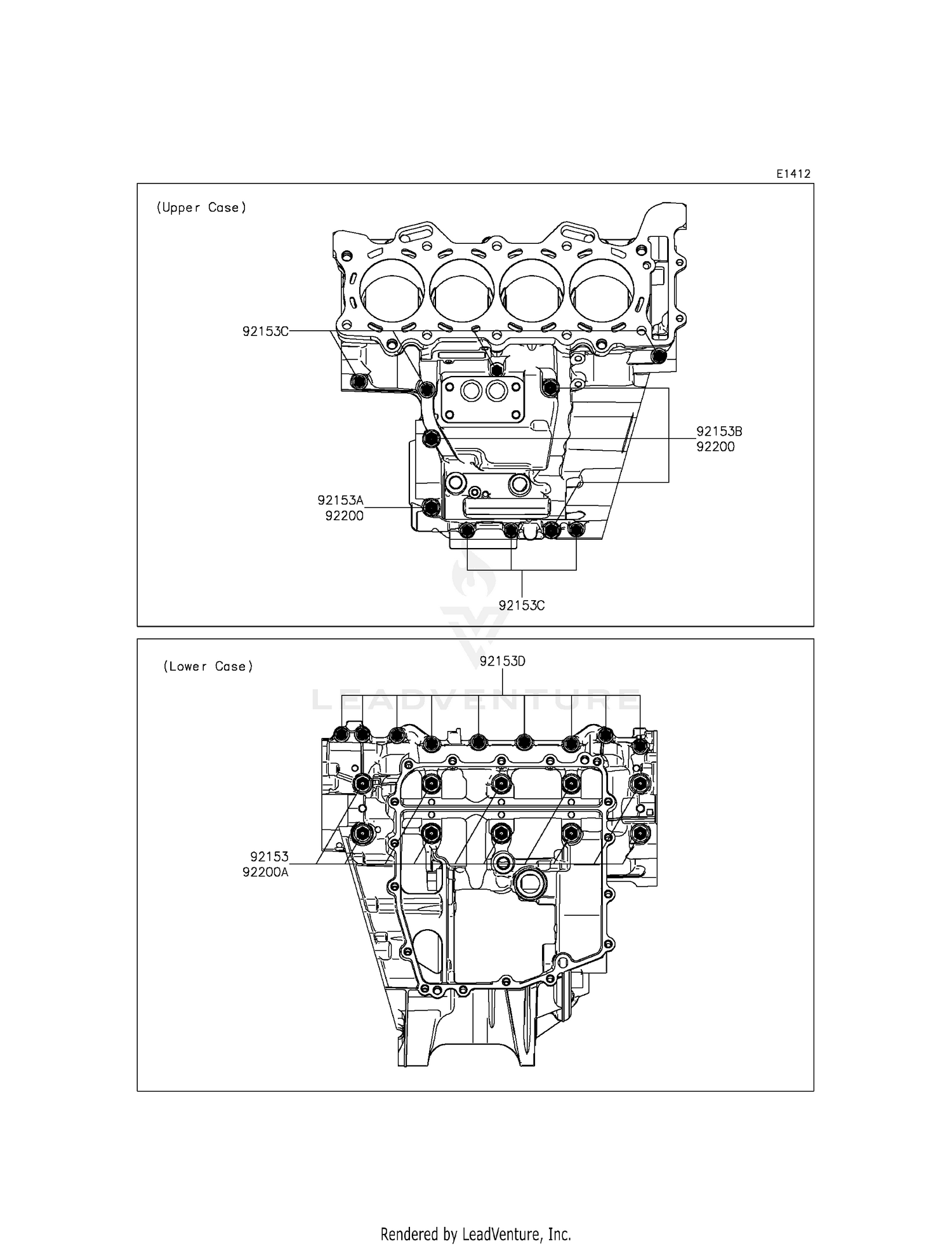 CRANKCASE BOLT PATTERN