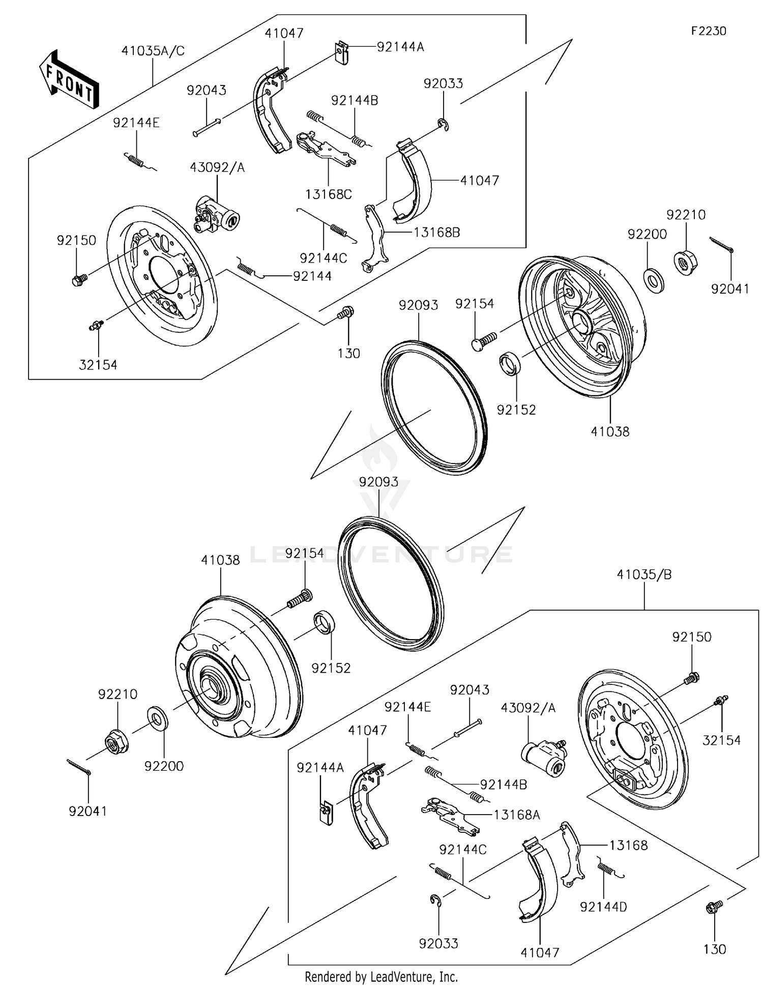 Front Hubs/Brakes