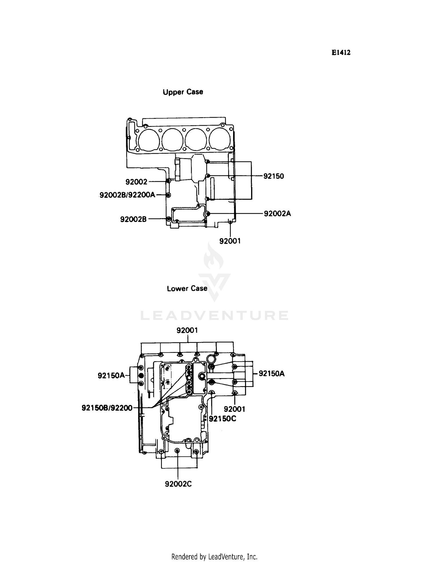 CRANKCASE BOLT PATTERN